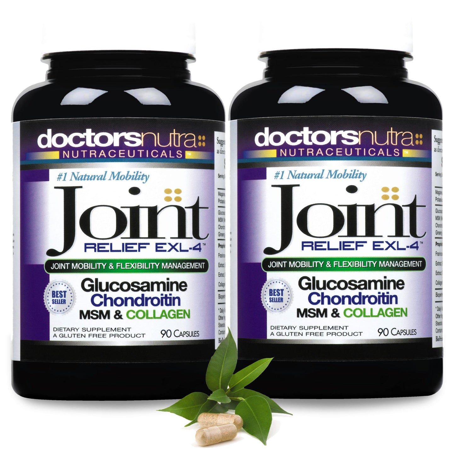 Doctors Nutra Nutraceuticals Joint Support Capsule with Glucosamine, Chondroitin, Turmeric, MSM, and Collagen, 90 Count