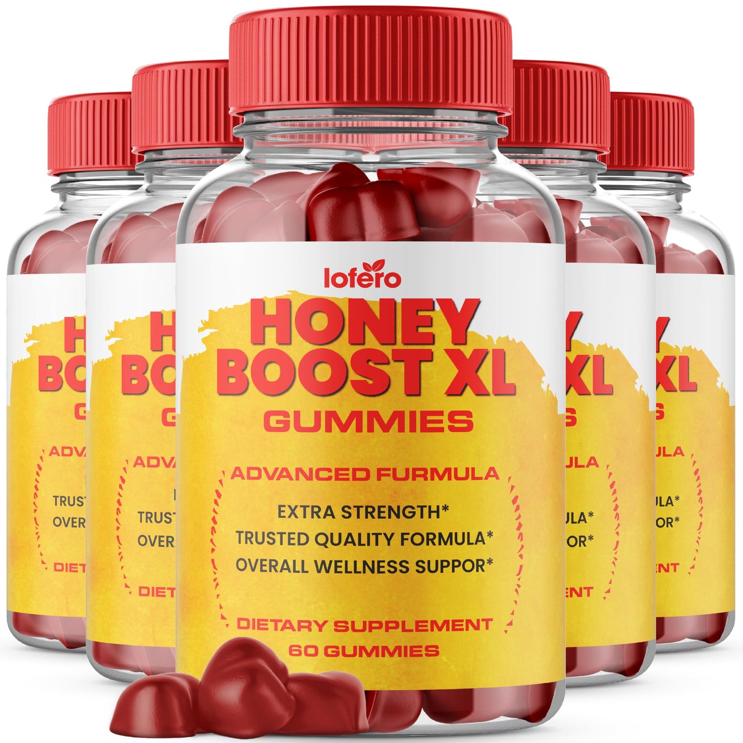 Lofero Honey Boost XL Gummies, 300 Count