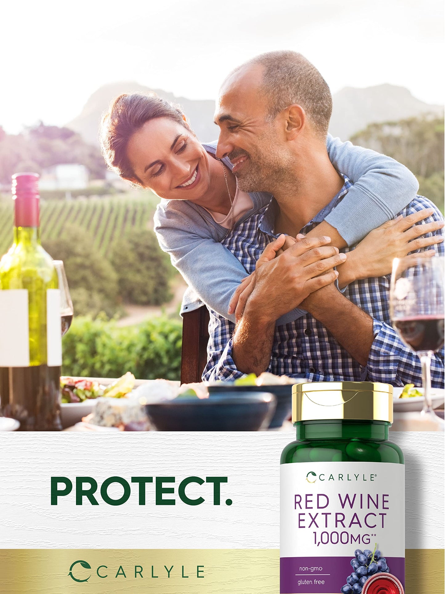 Carlyle Red Wine Extract Capsules 120 Count