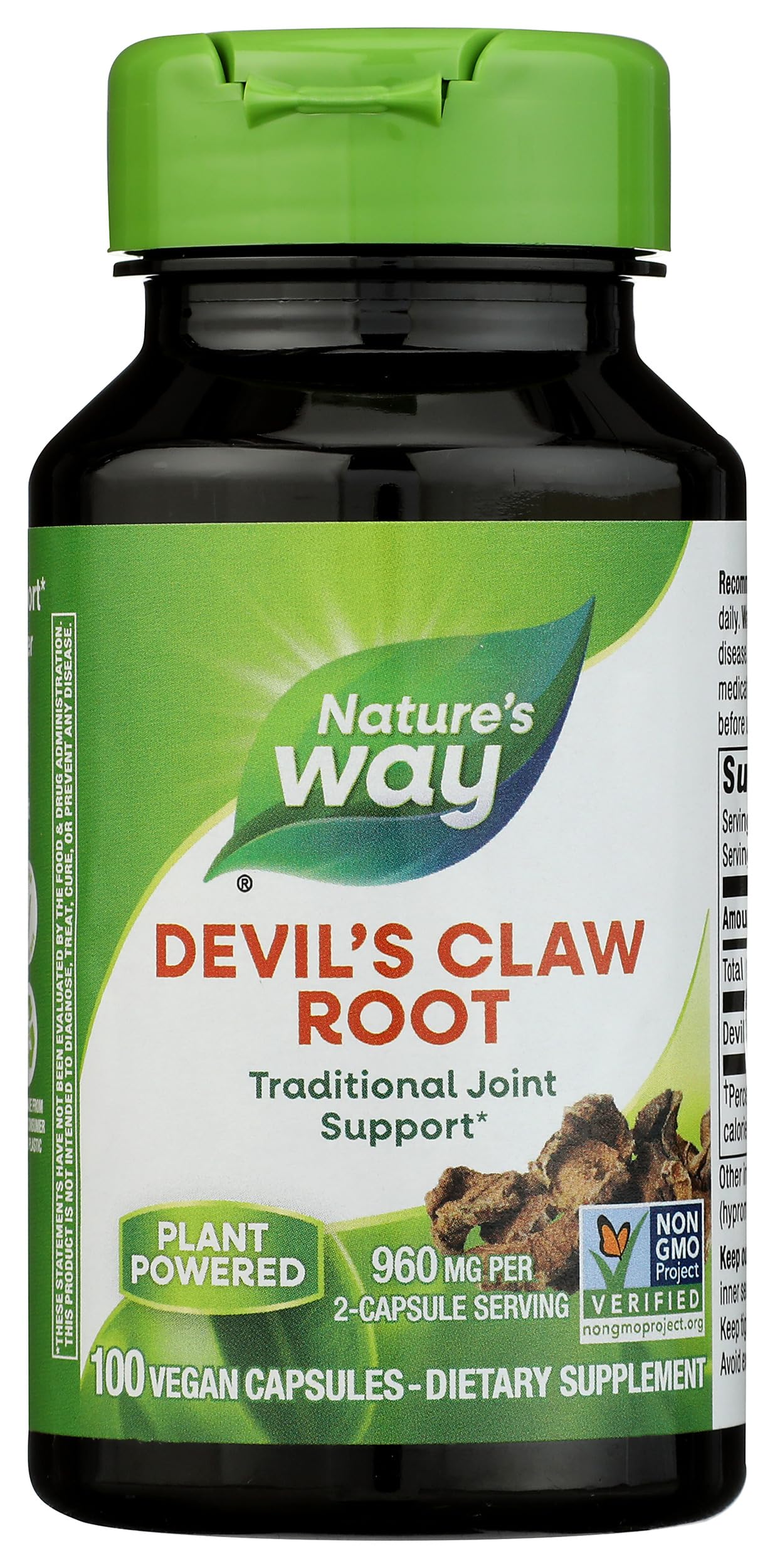 Nature's Way Devil's Claw Root Capsule, 100 Count