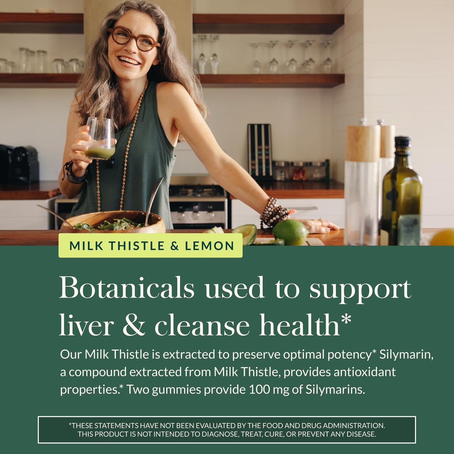 Gaia Herbs Milk Thistle Gummies, 60 Gummies