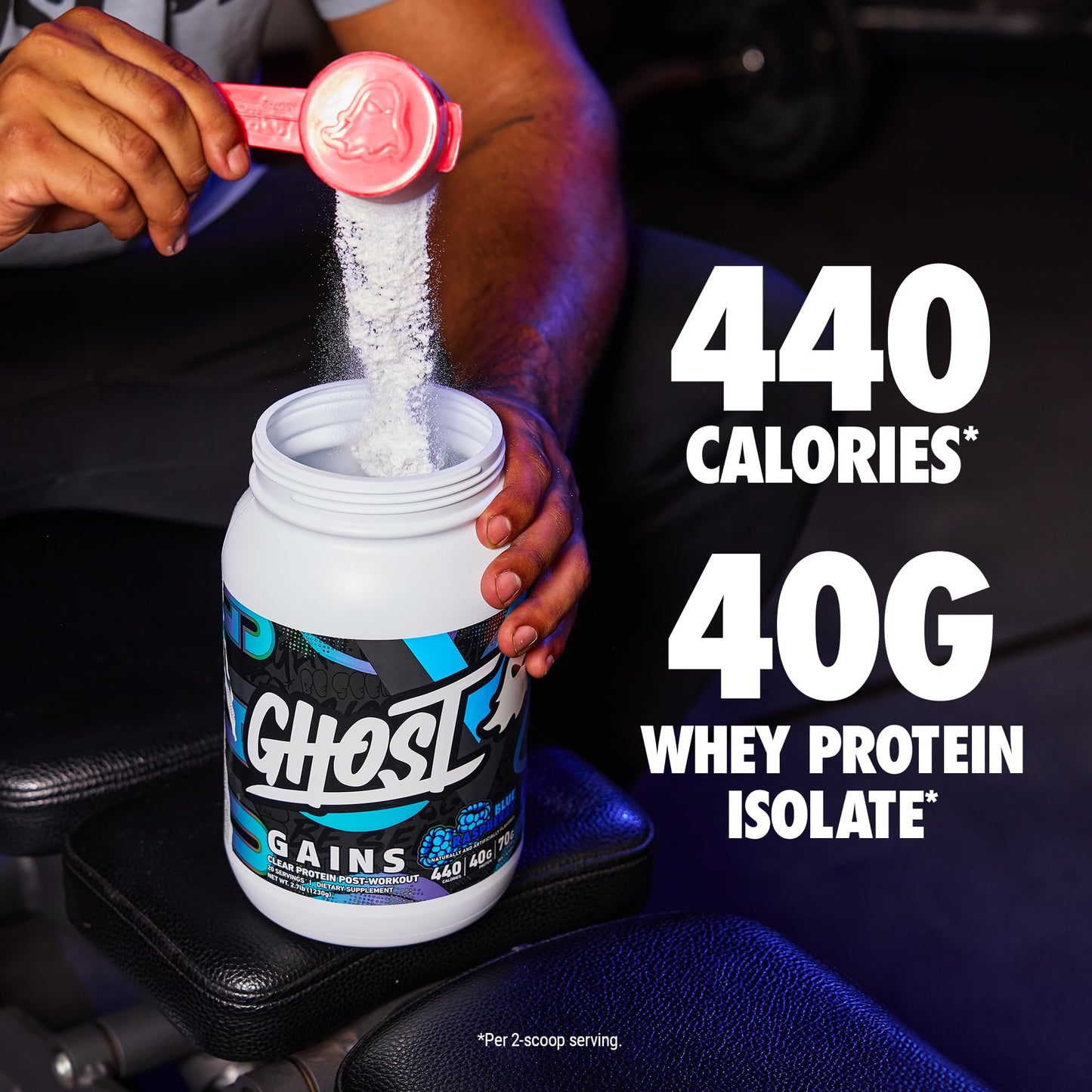 GHOST Clear Gains Mass Gainer Protein Powder 43.2