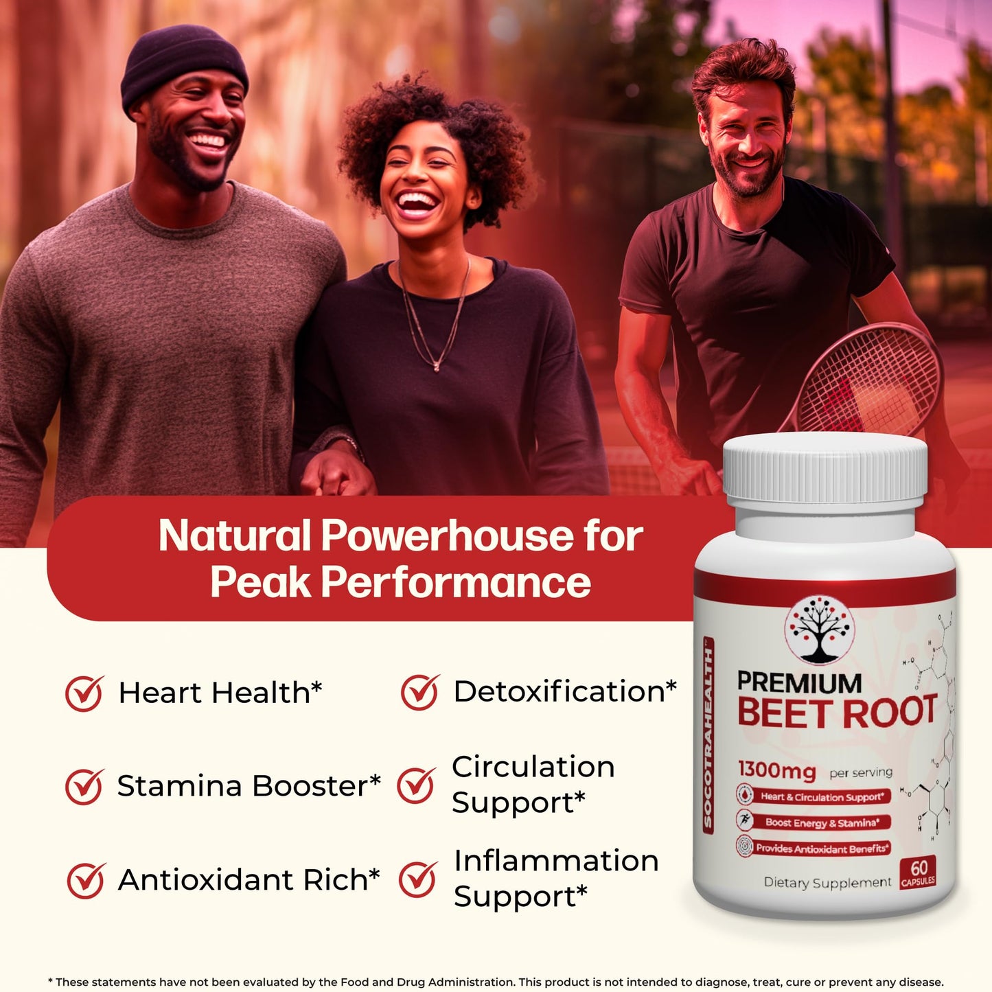 Socotra Health Beet Root 60 Capsules