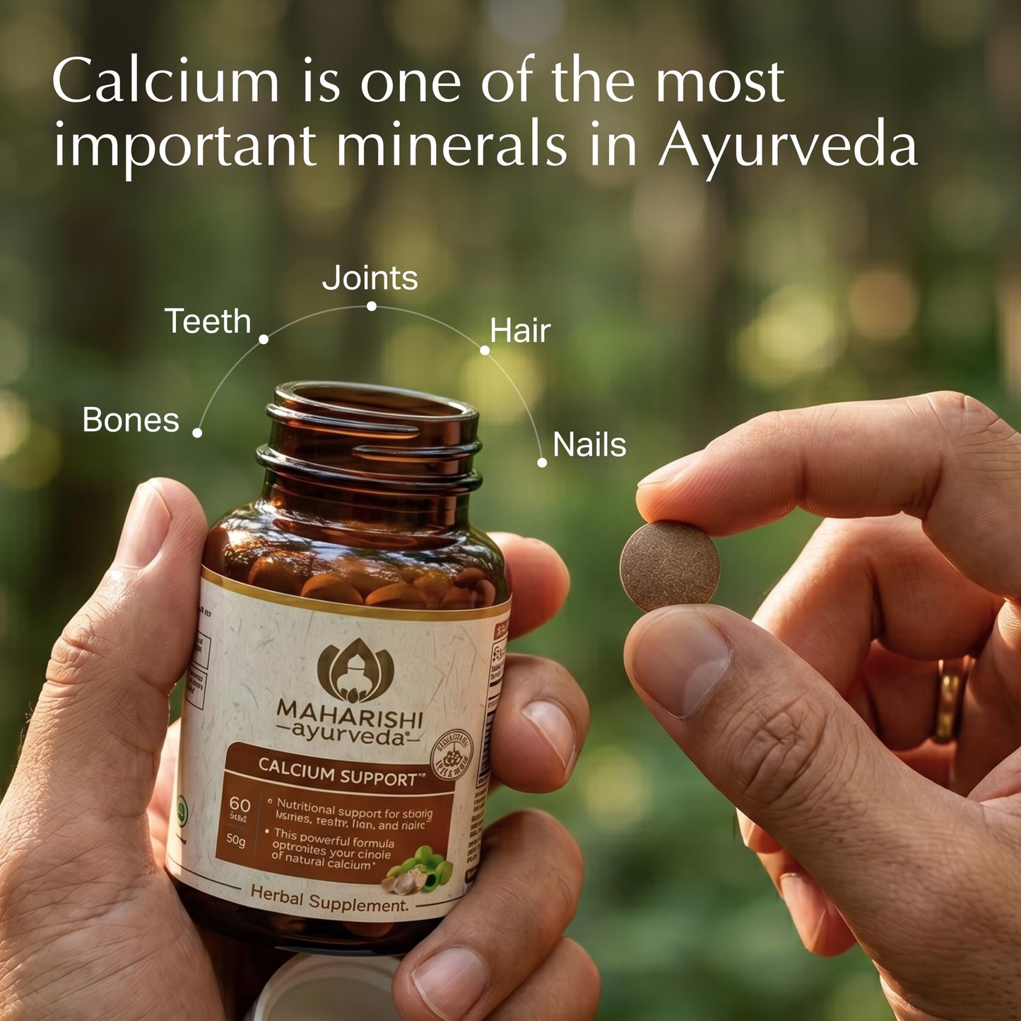 Maharishi Ayurveda Calcium Supplement Tablet 1 Count