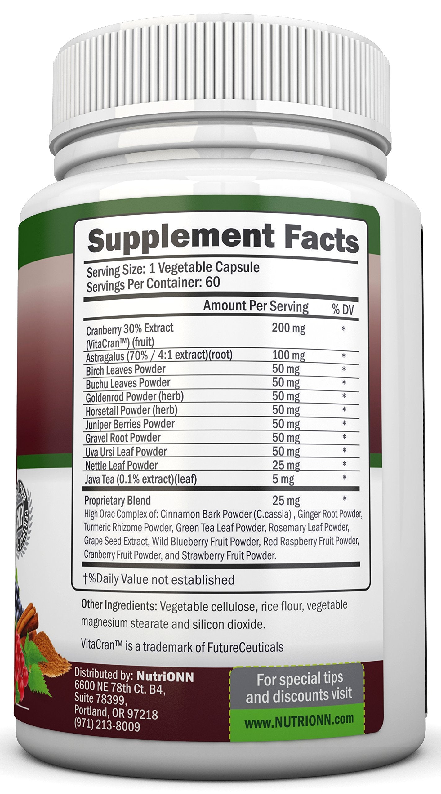 NutriONN Kidney Cleanse Capsules 60 Count