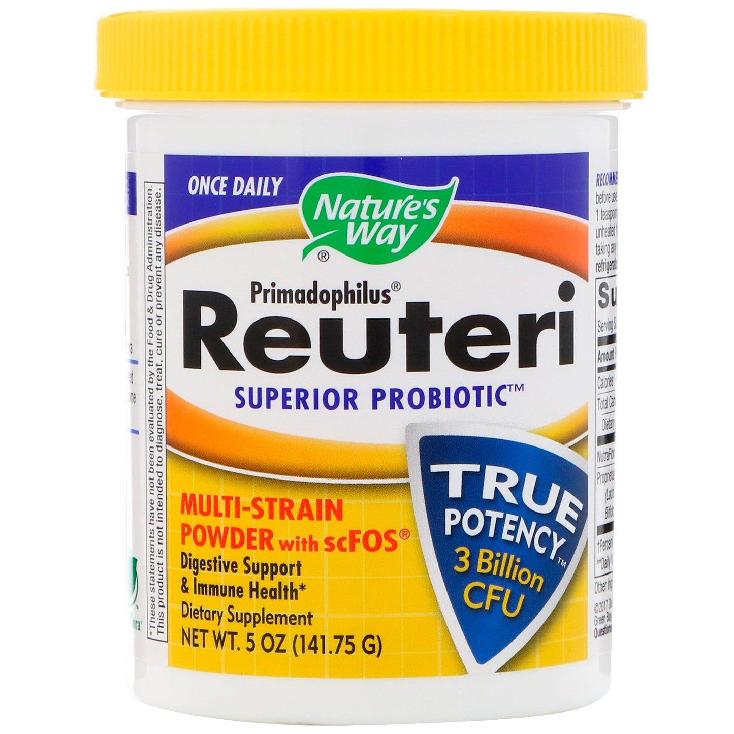 Nature's Way Primadophilus Reuteri Powder, 15 oz (Pack of 3)