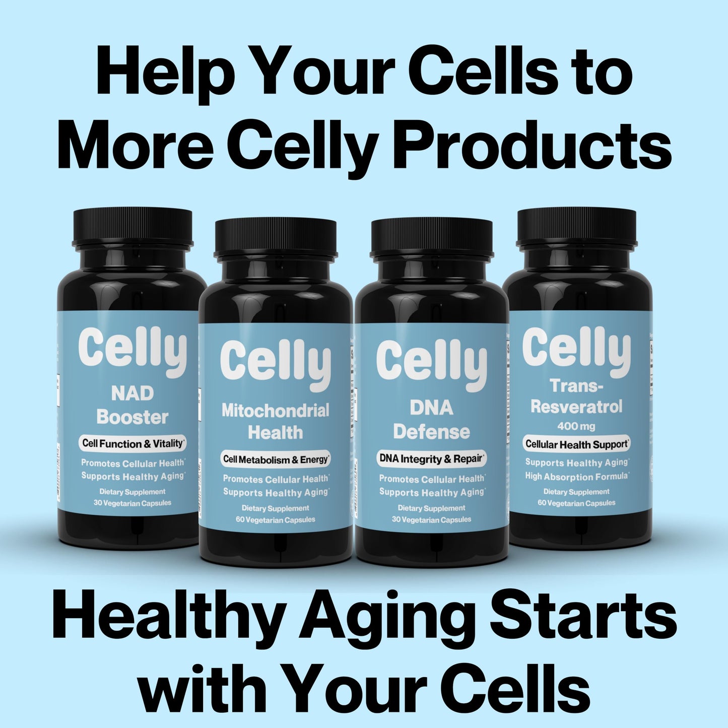 Celly Senolytic Complex Capsules 60 Count