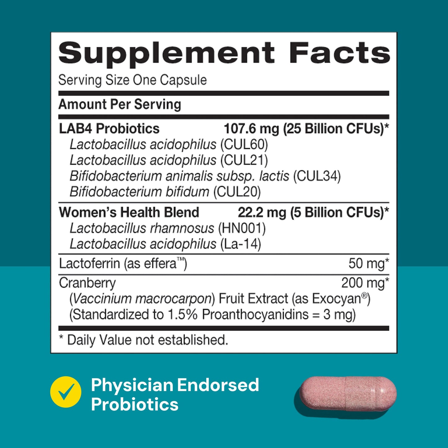 GNC Probiotic Solutions Women's Capsule 60 Count
