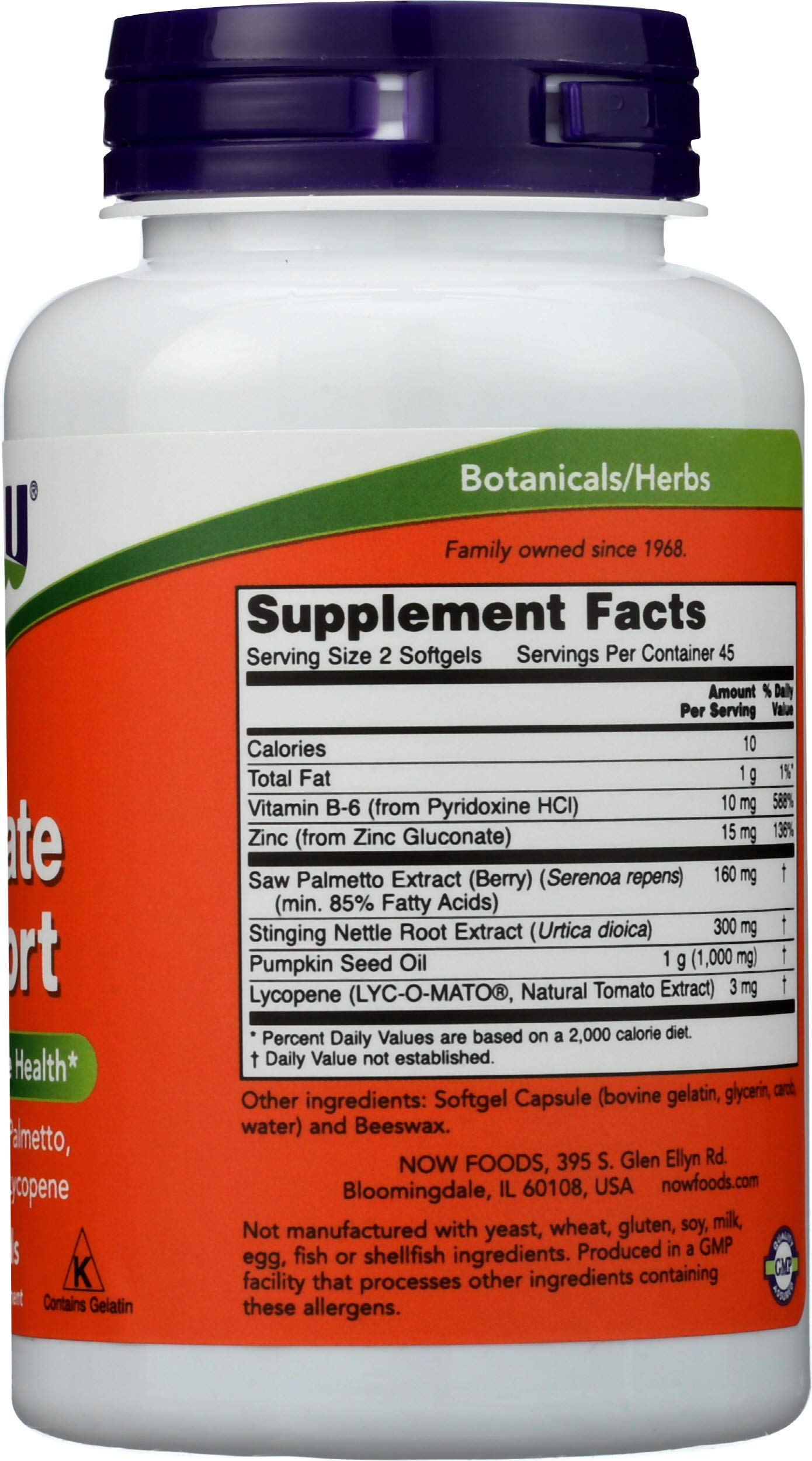 NOW Foods Prostate Support Capsule 90 Count