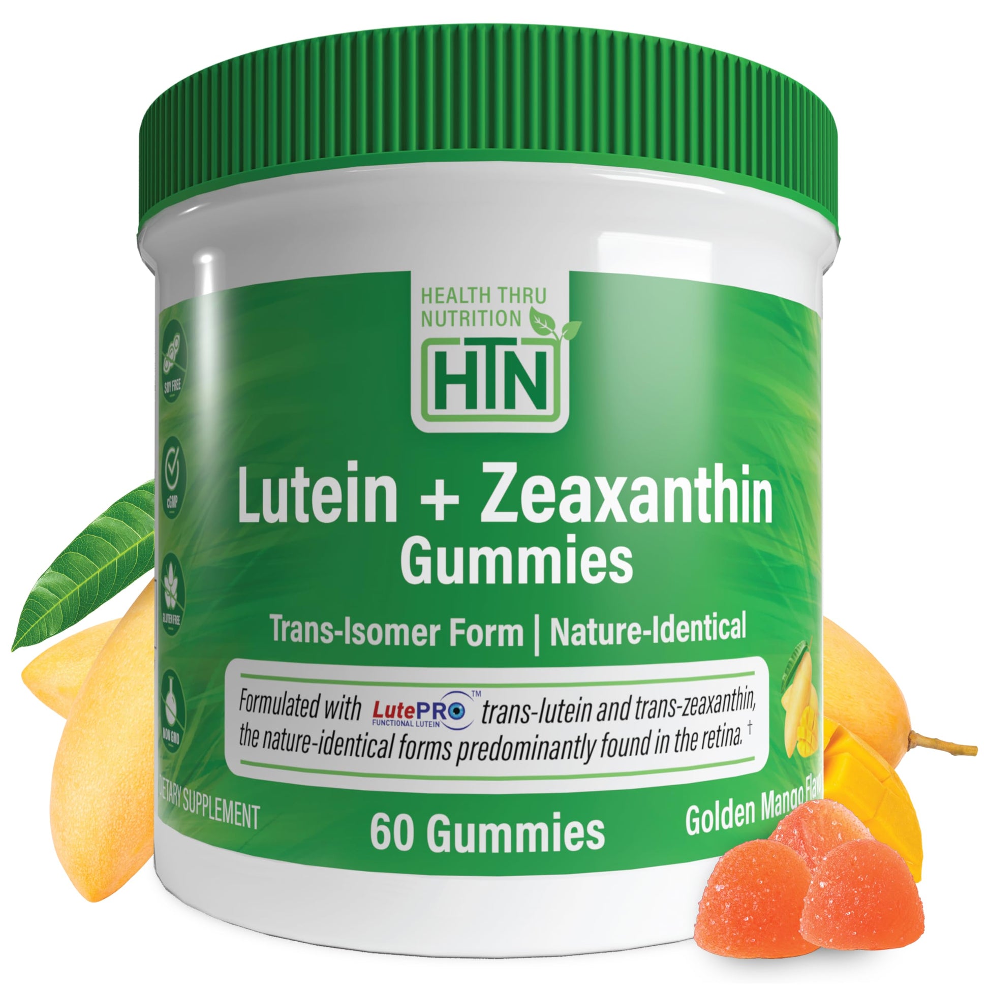 Health Thru Nutrition Lutein + Zeaxanthin Gummies 60 Gummies