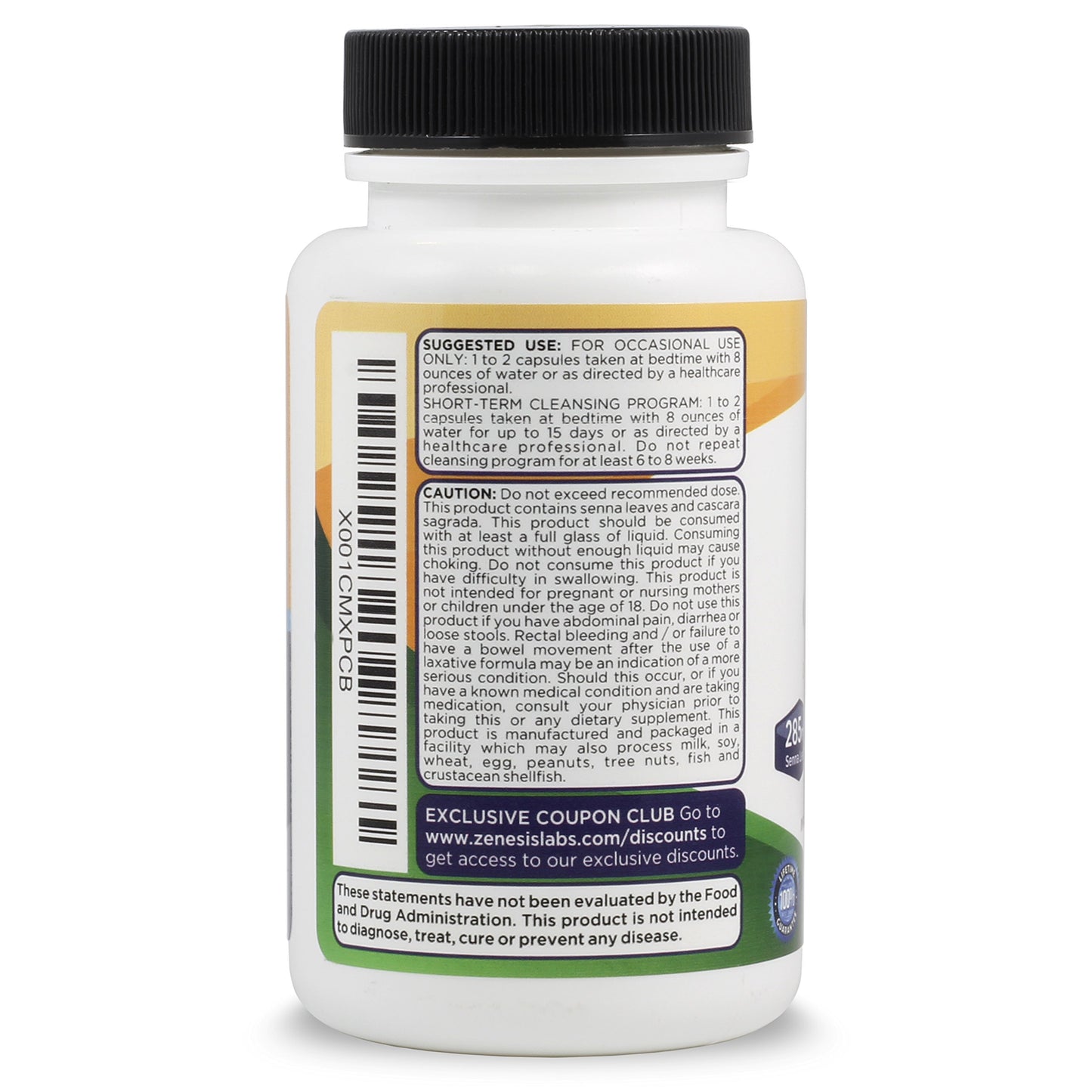 Zenesis Labs 15 Day Detox Cleanse Capsule 30 Count