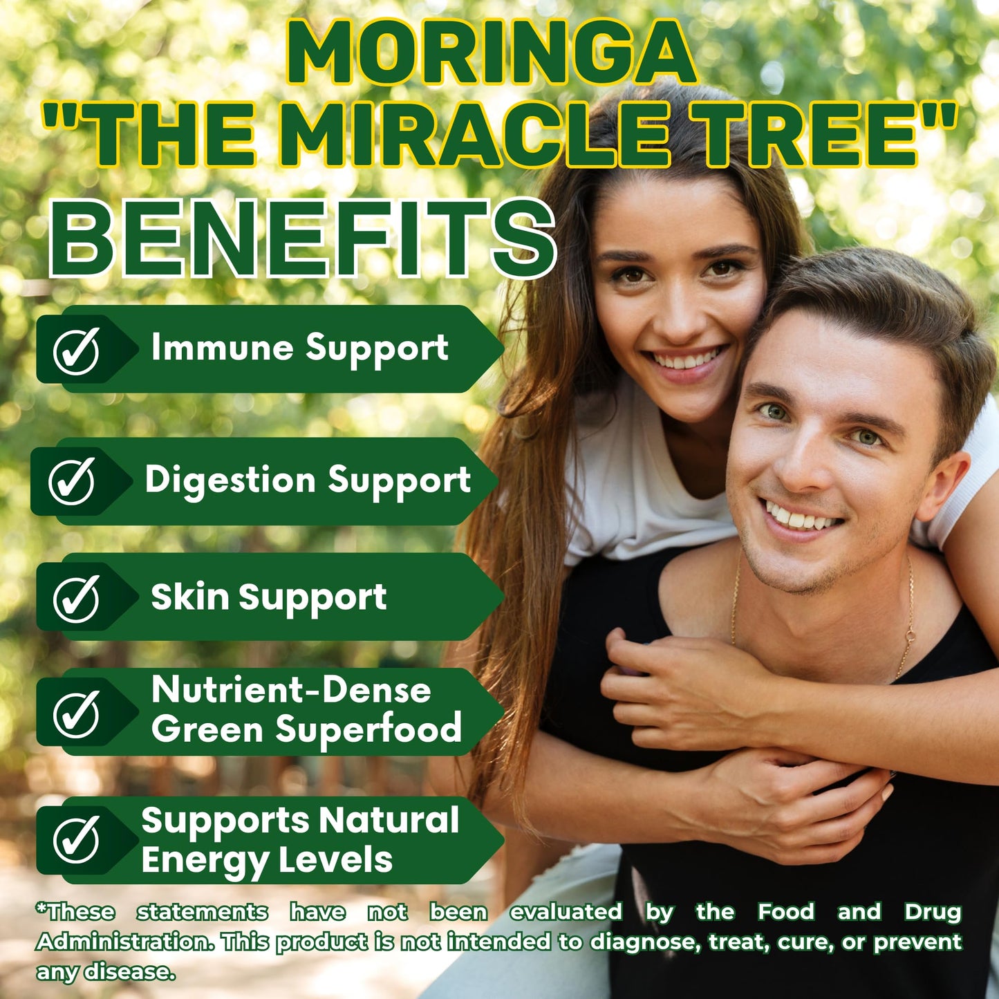 SALEEMI Moringa Capsules – Premium Moringa Oleifera Leaf & Seed Extract, Green Superfood for Energy, Immunity & Vitality, Plant-Based & Non-GMO, 60 Vegan Capsules
