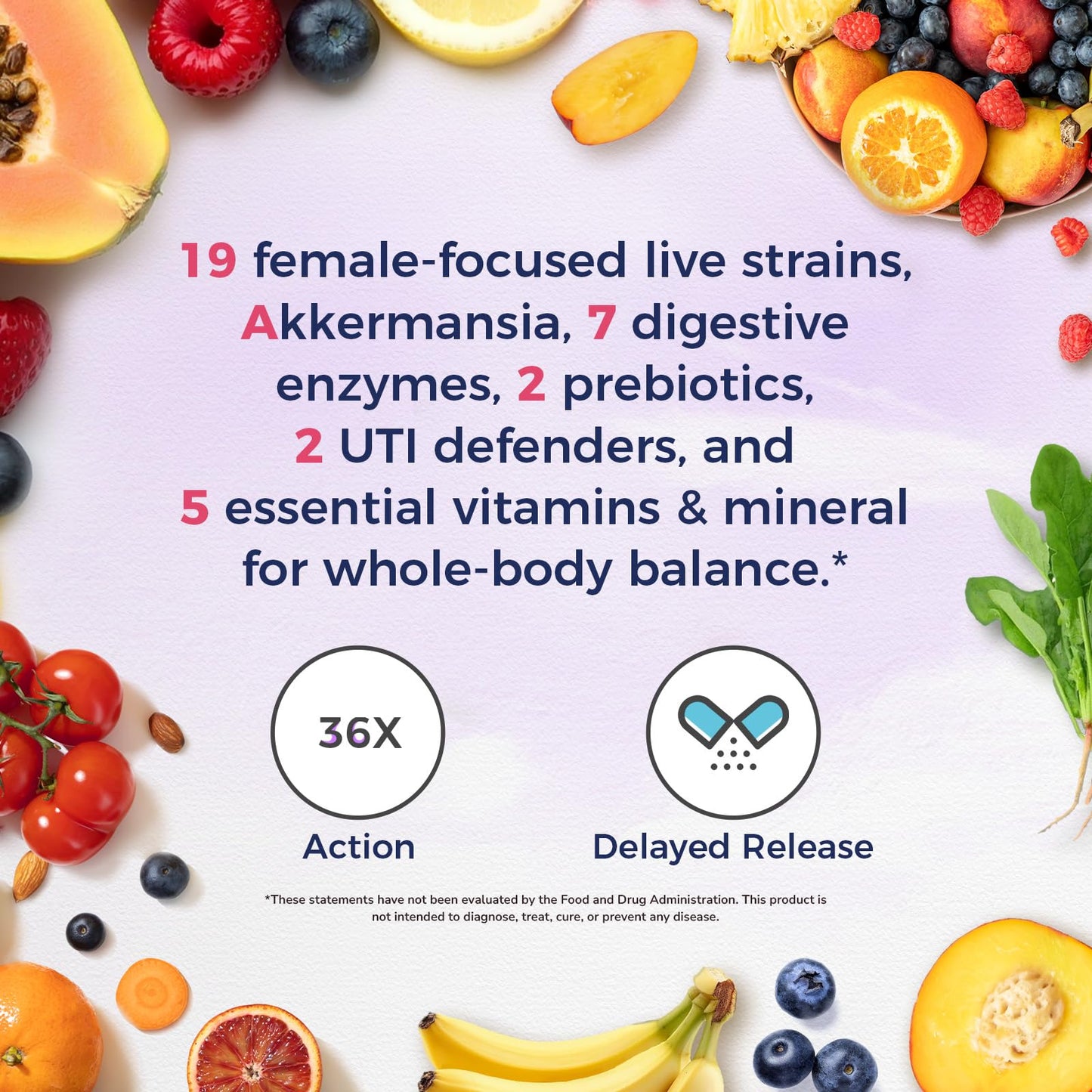 Vitalitown Probiotics for Women Capsules, 60 Count