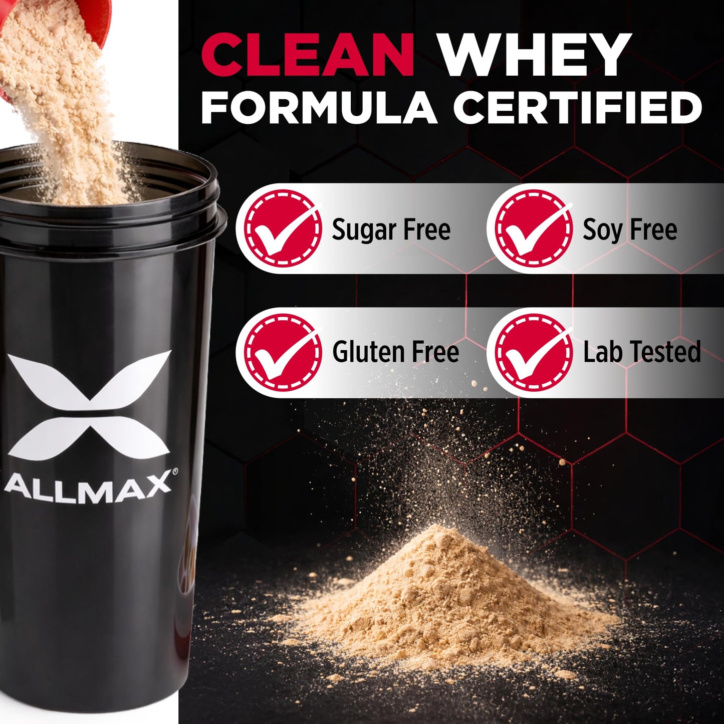 ALLMAX ISOFLEX Pure Whey Isolate Protein Powder 80 Servings