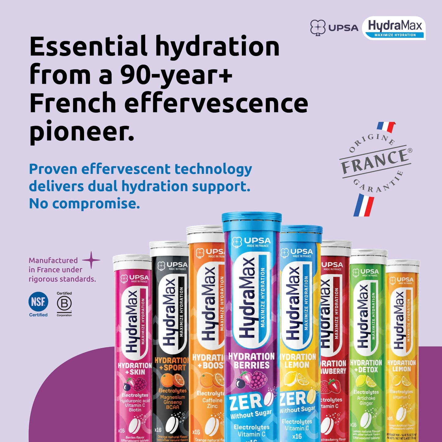 Upsa Hydramax Zero Added Sugar Electrolytes Hydration Tablets, 48 Tablets