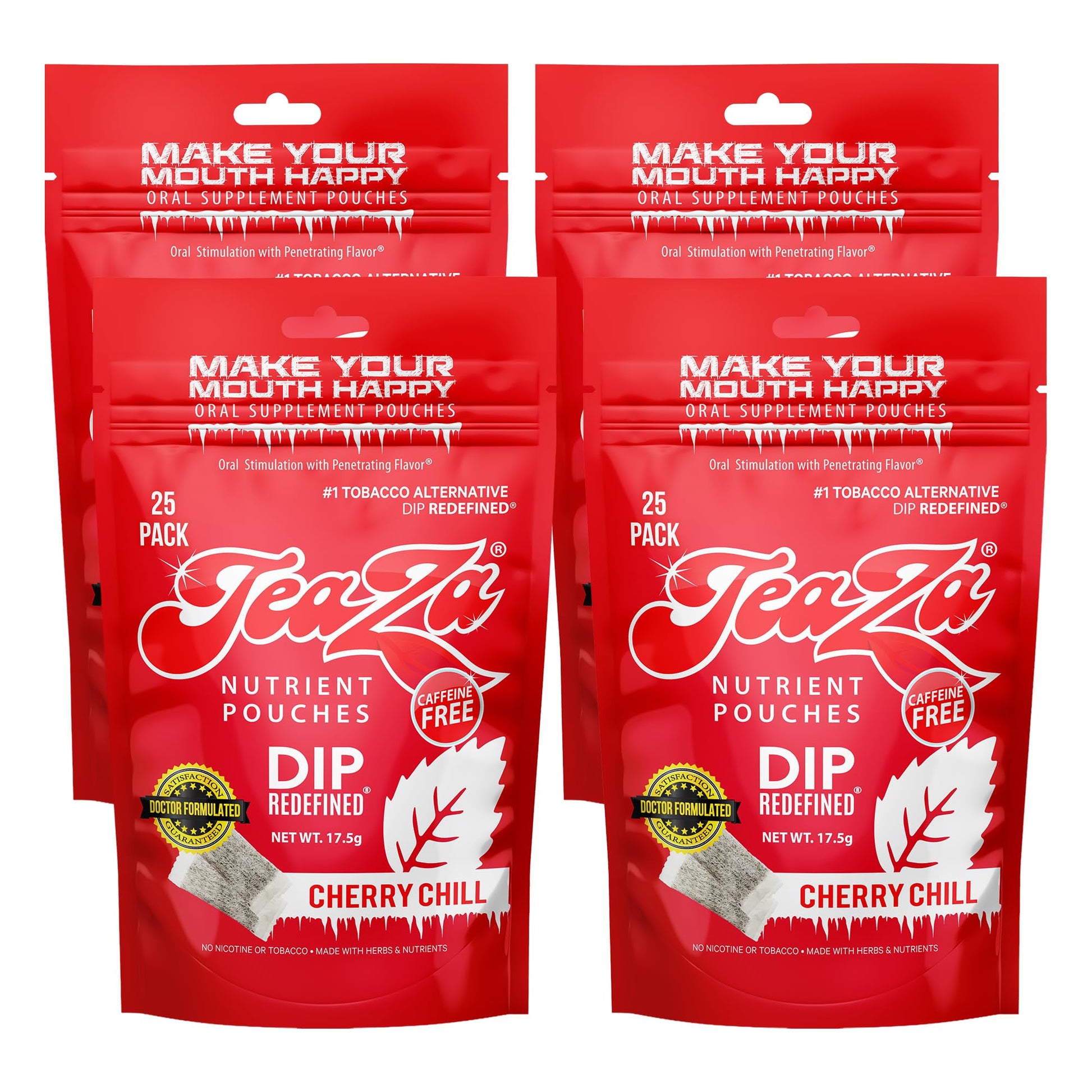 TeaZa Energy Pouches Chewables 100 Count
