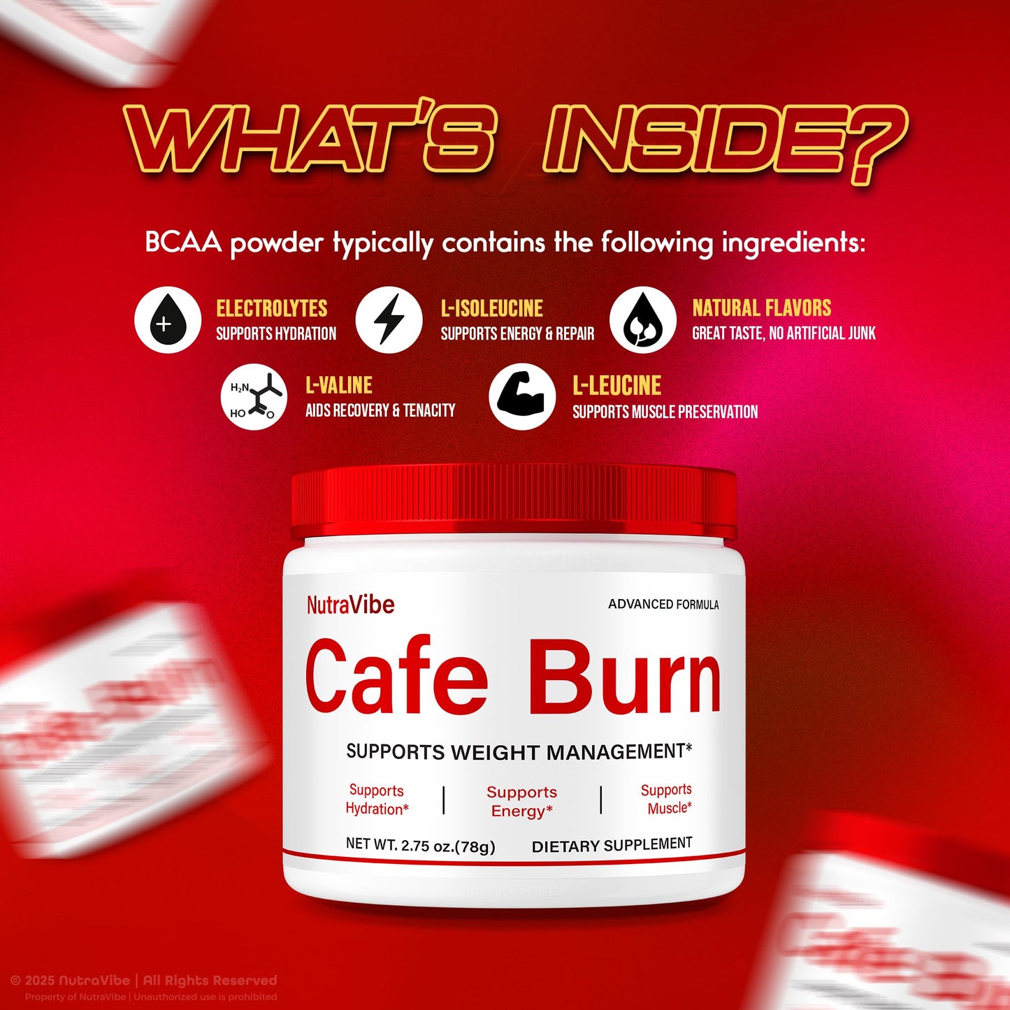 NutraRize Cafe Burn Powder 2.75 Ounce