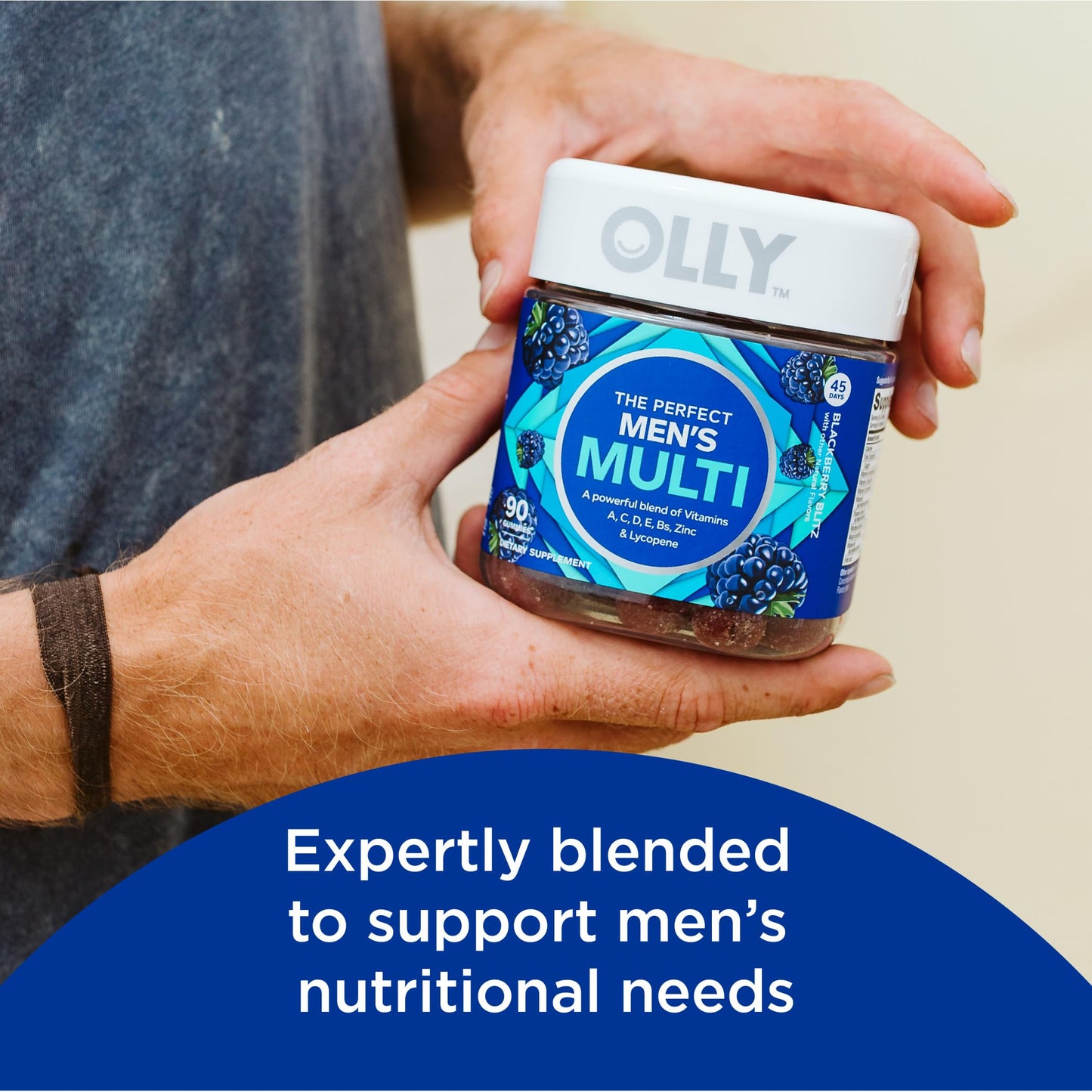 OLLY Men's Multivitamin Gummies 90 Count