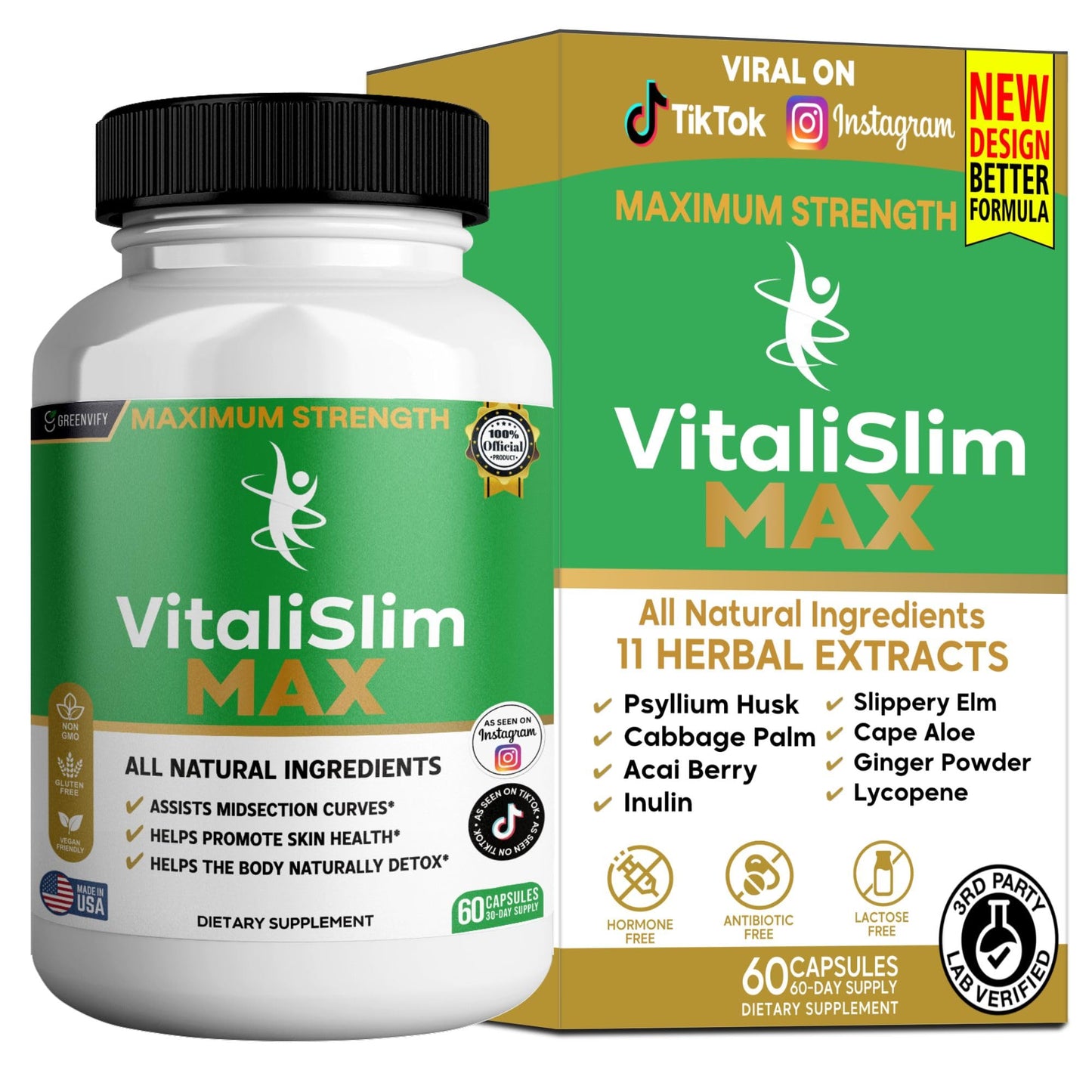 GREENVIFY Ever Joint MAX Support Supplement, 60 Capsules