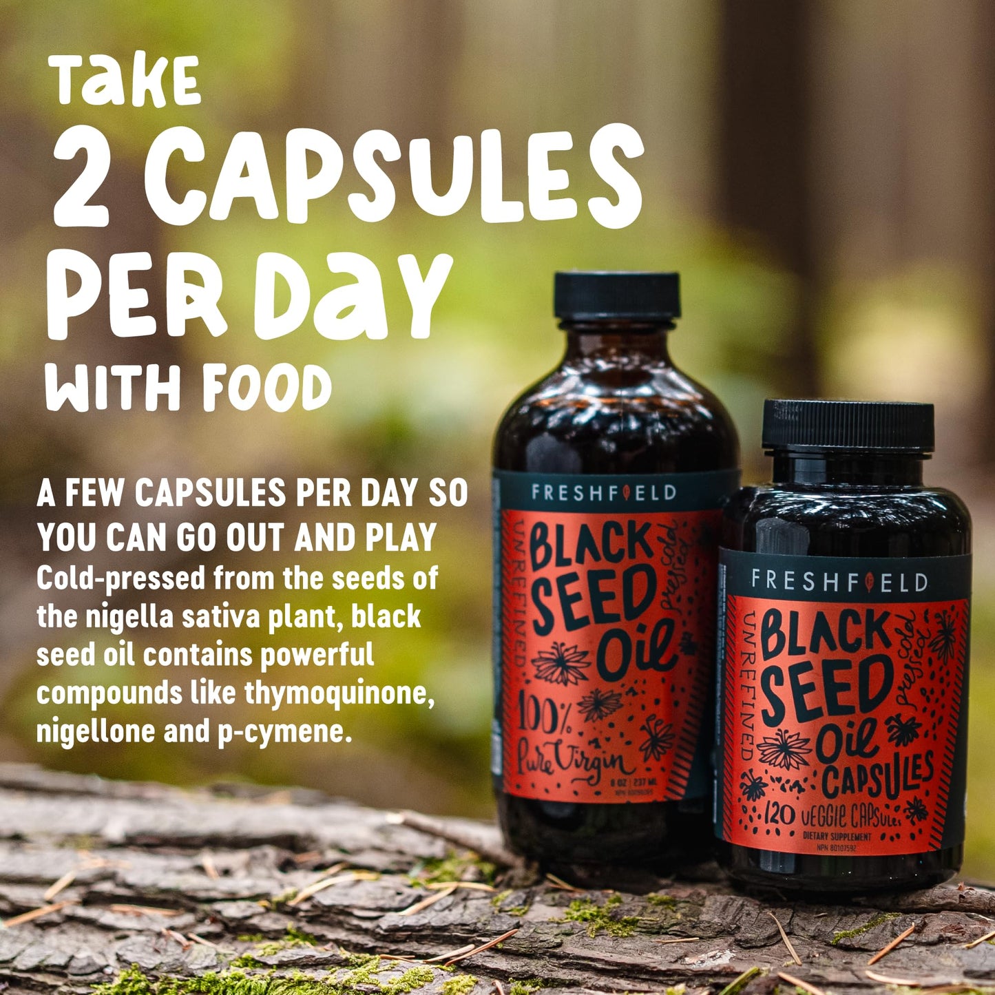 Freshfield Black Seed Oil Capsule 120 Capsules