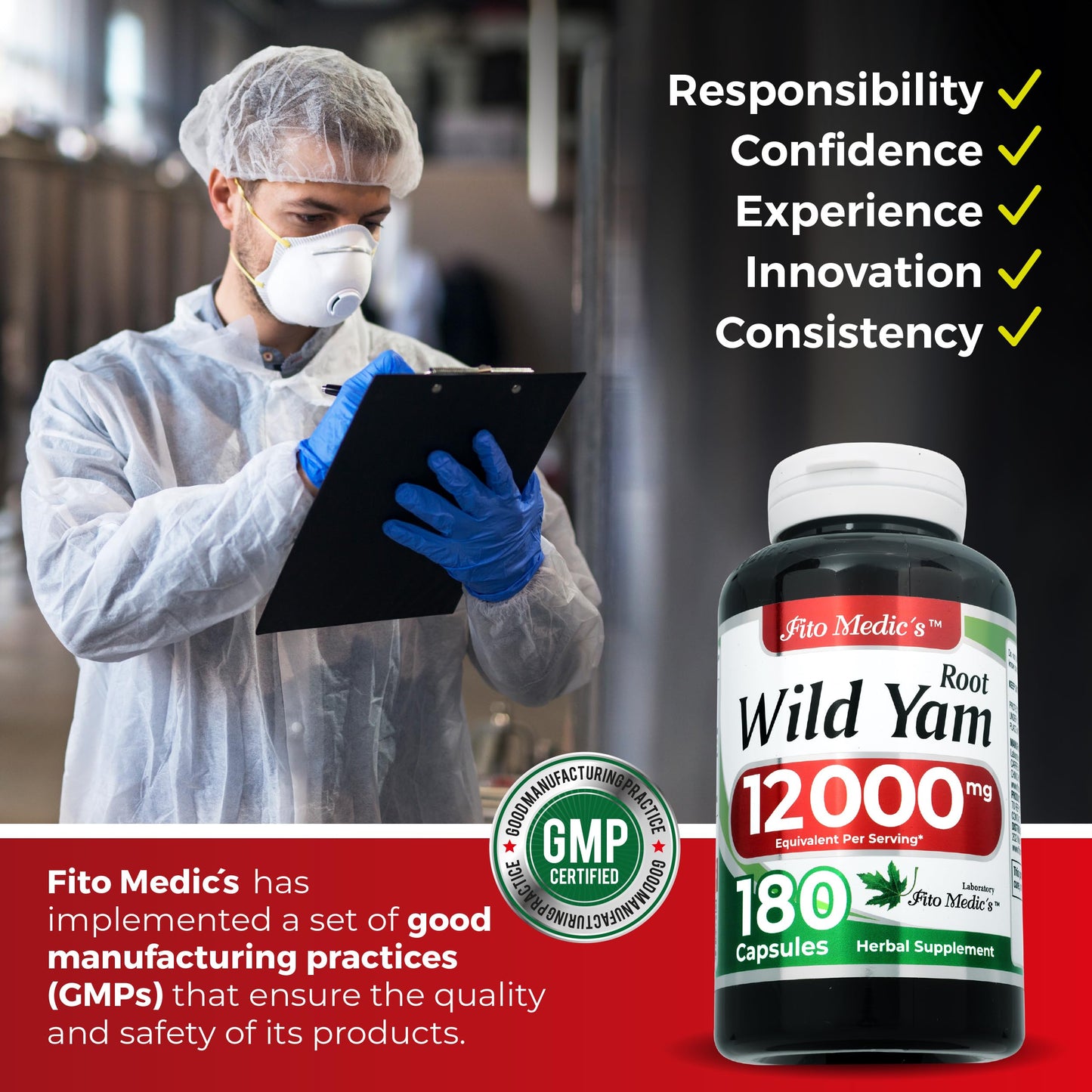 FITO MEDIC'S Wild Yam Root Capsule 180