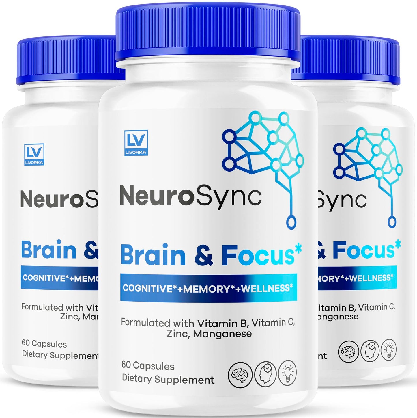 Pharmagetics NeuroSync Brain Capsules 180 Capsules
