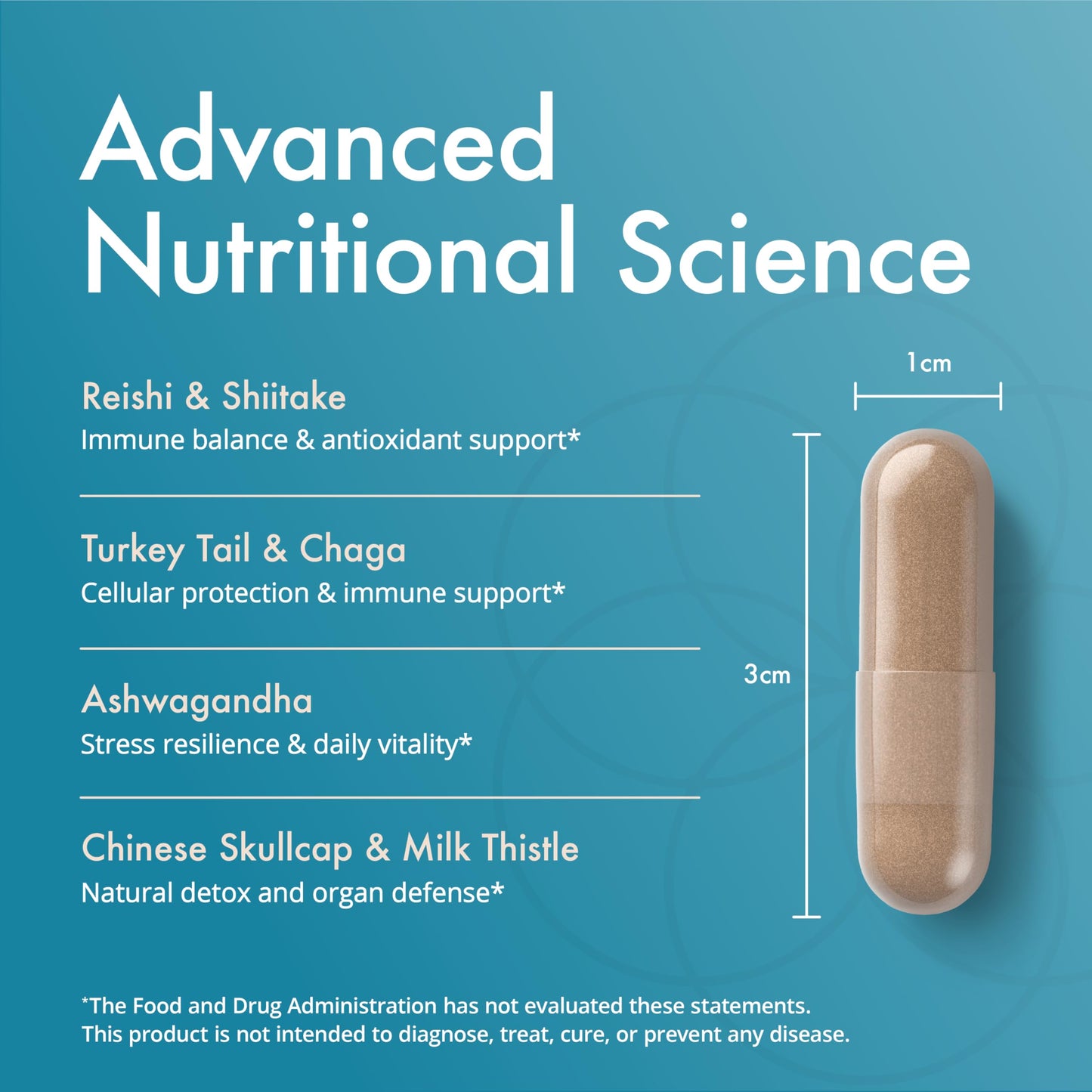 Natura Health Products Mushroom Synergy Supplement Capsule 180 Count