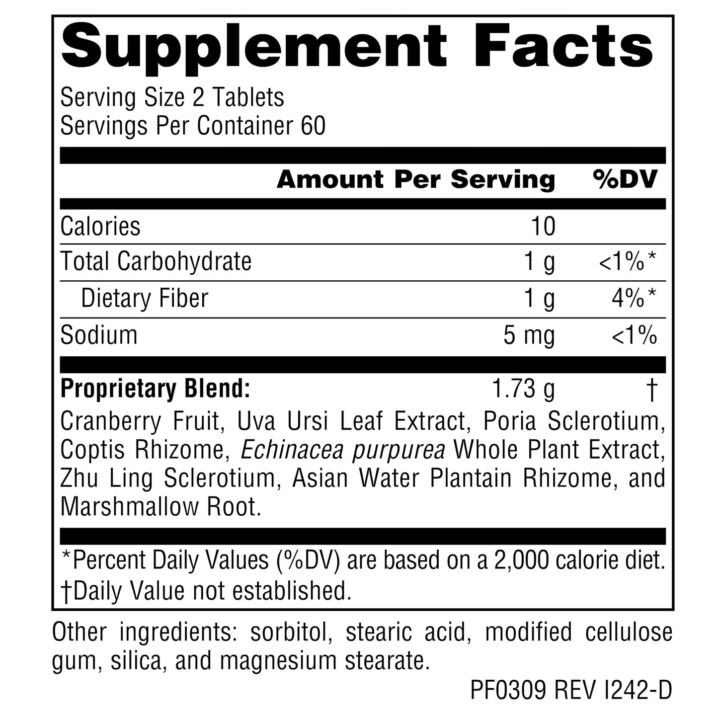 Planetary Herbals Cranberry Bladder Defense 865mg Tablet, 120 Tablets