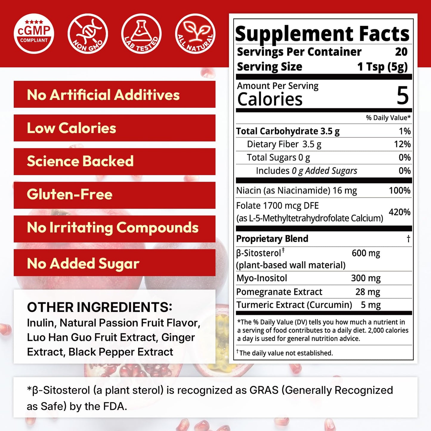 Veltracha Cholesterol Healthy Drink Powder 3.5 oz