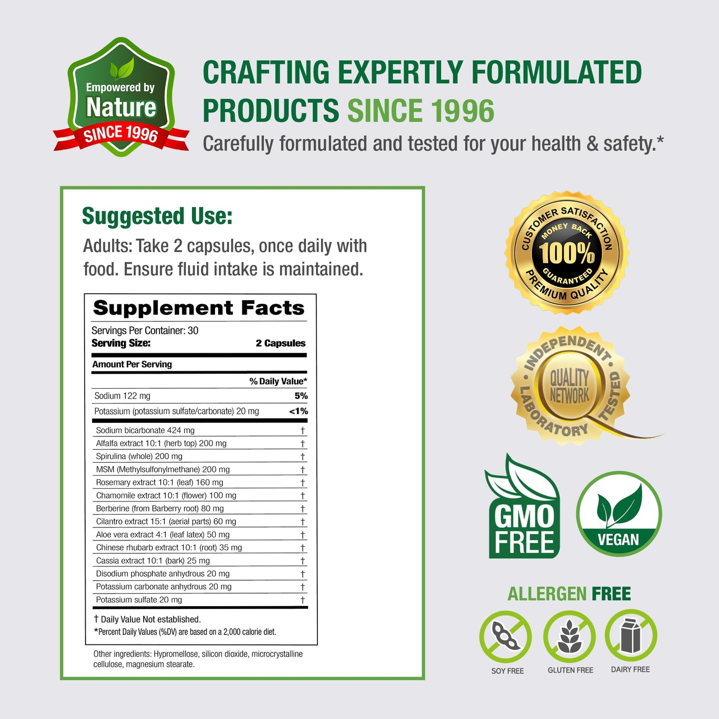 Bell Acidic Stomach Alkaline Balance Capsule, 60 Count
