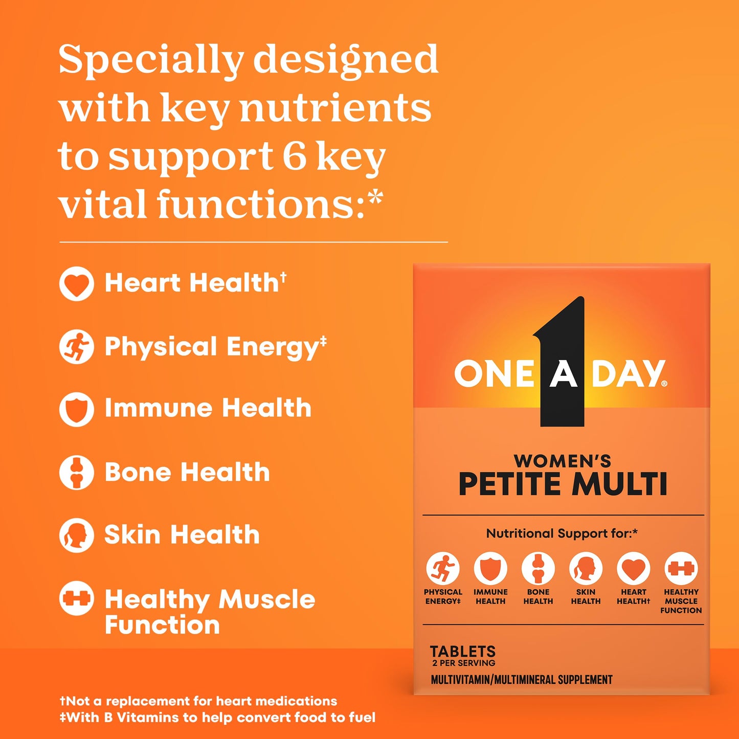 One A Day Women’s Petites Multivitamin Tablets 160 Count