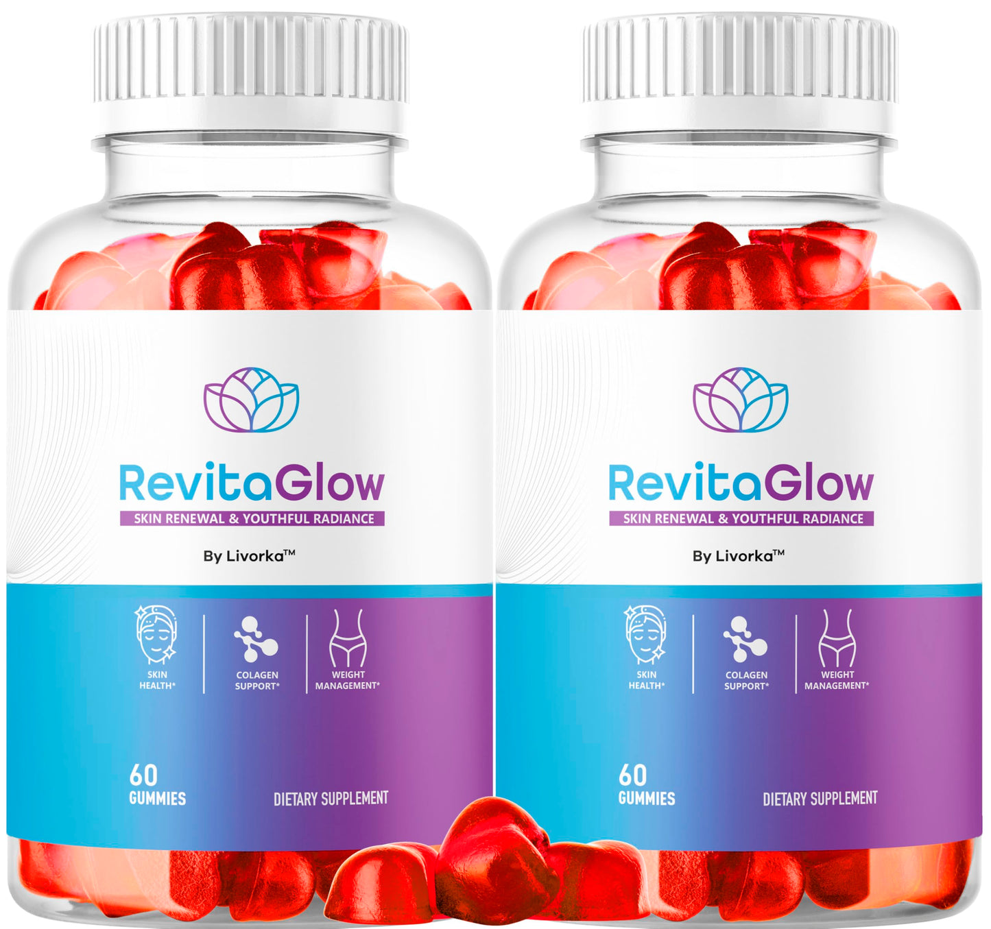 LIVORKA RevitaGlow Gummies, 120 Gummies