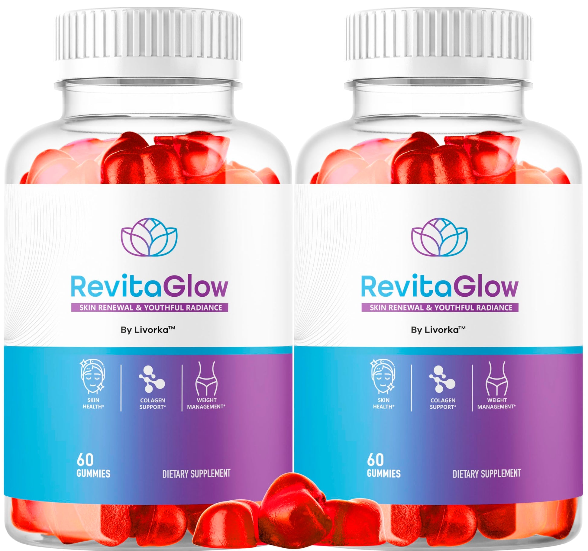 LIVORKA RevitaGlow Gummies, 120 Gummies