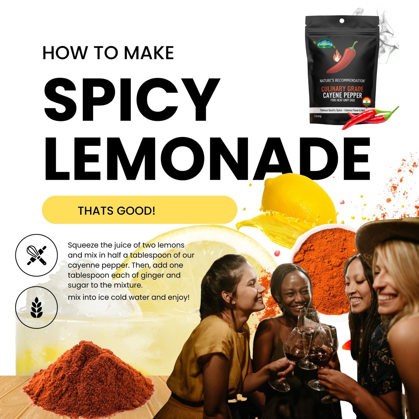Sweet Sunnah Cayenne Pepper Powder 16 oz