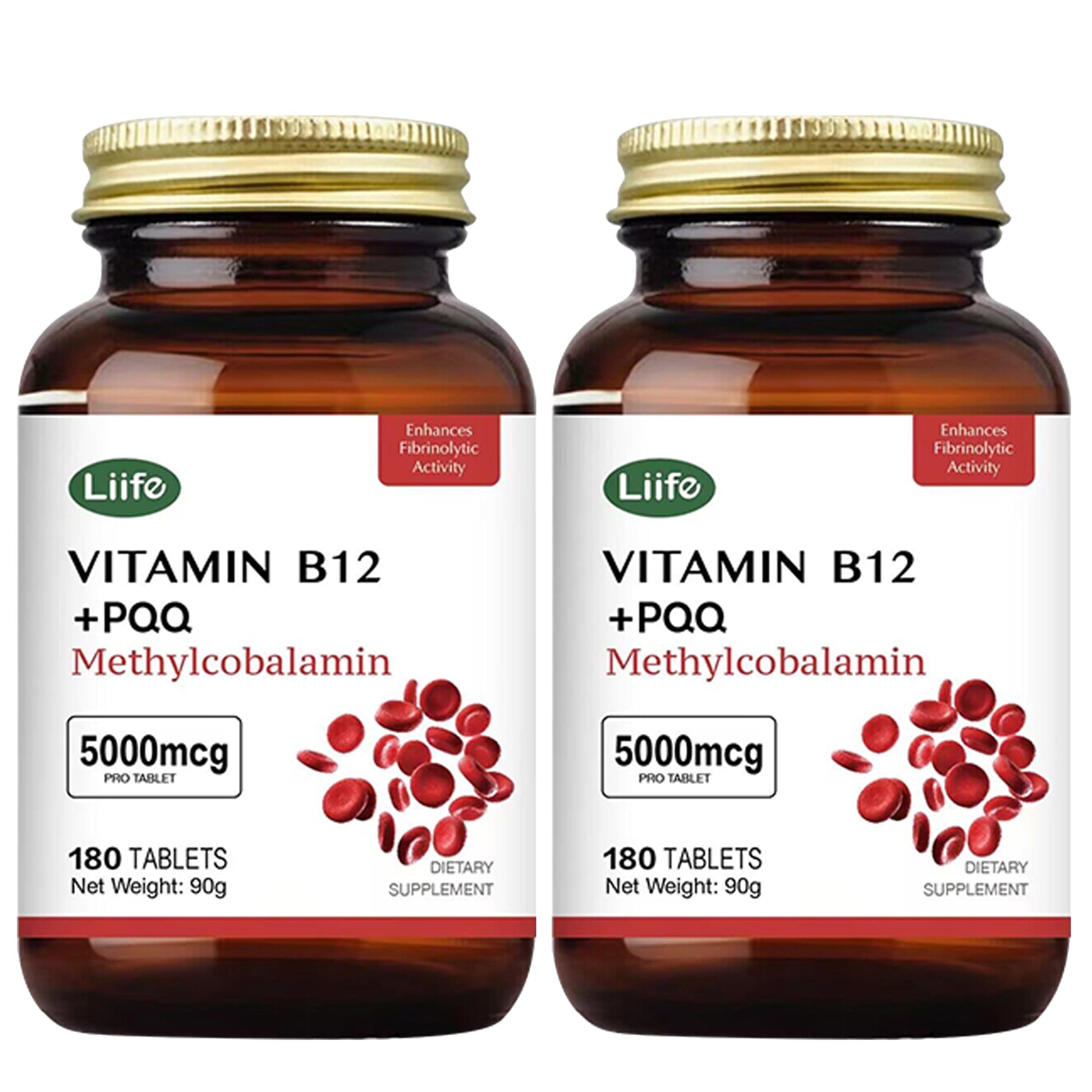 LIIFE Methylcobalamin 5000 mcg Tablets, 360