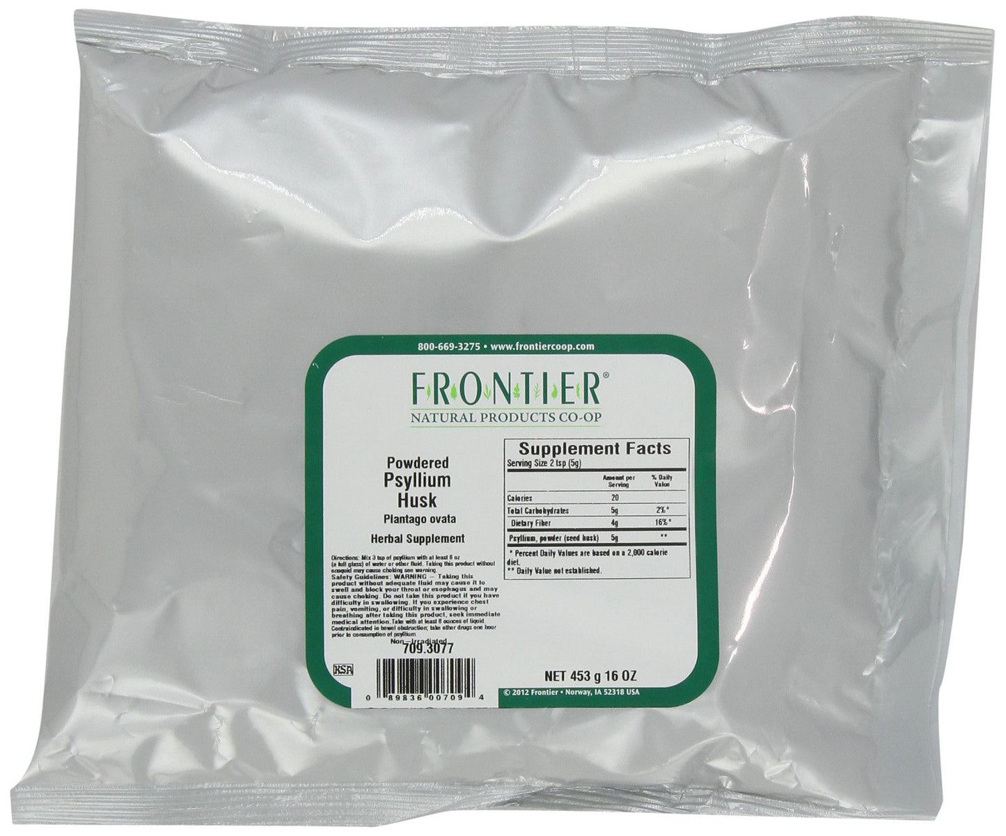 Frontier Co-op Psyllium Husk Powder, 32 oz