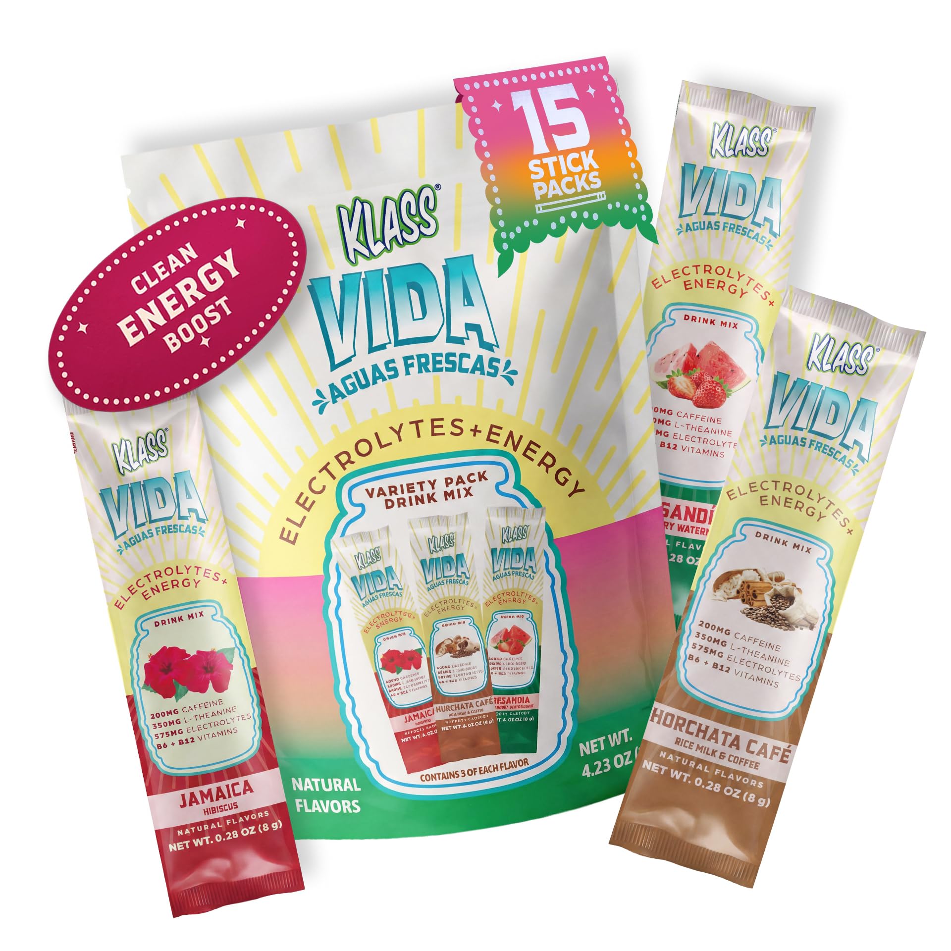 KLASS VIDA Energy + Hydration Powder 4.23 oz