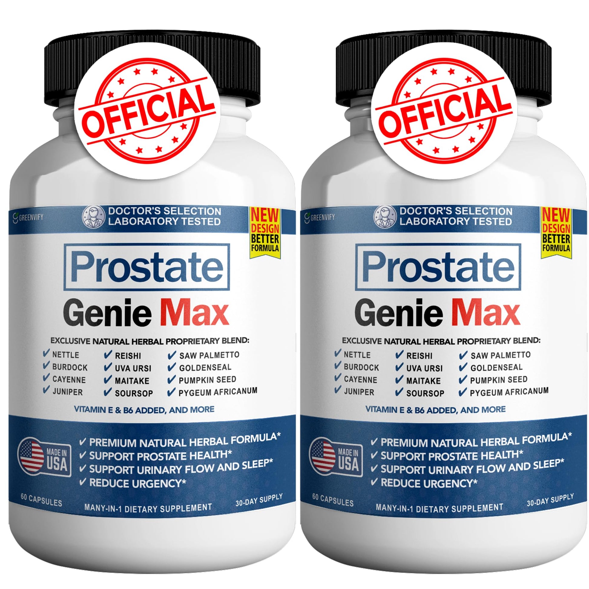 GREENVIFY Prostate Genie Max 120 Capsules
