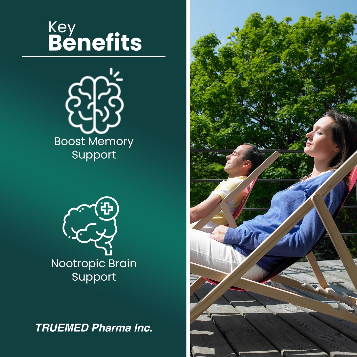 TRUEMED Neuro Support Veg Capsules 90 Count