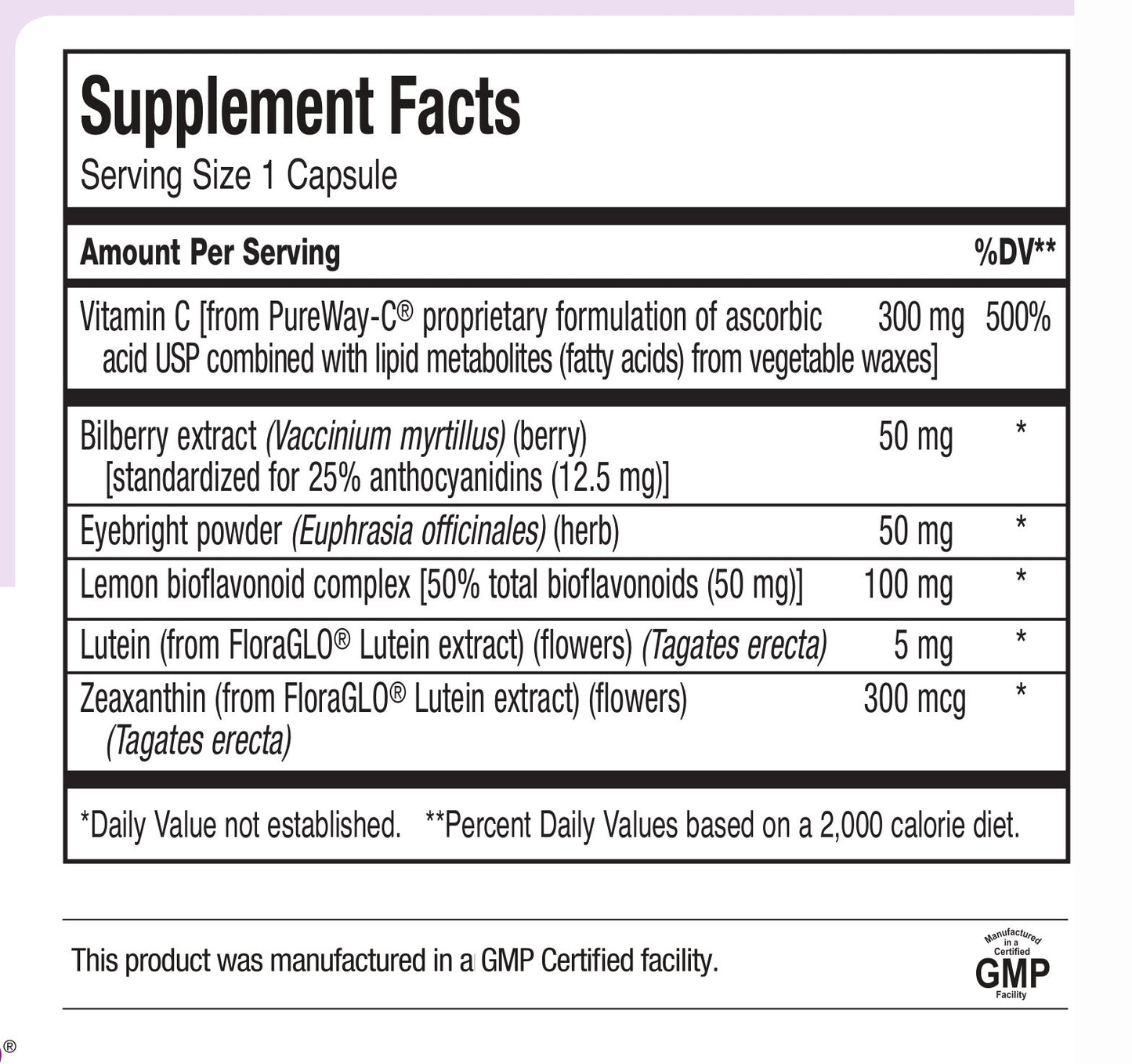 Maxi Health Bilberry Supreme with Lutein, Eyebright & Vitamin C Capsules, 120 Count