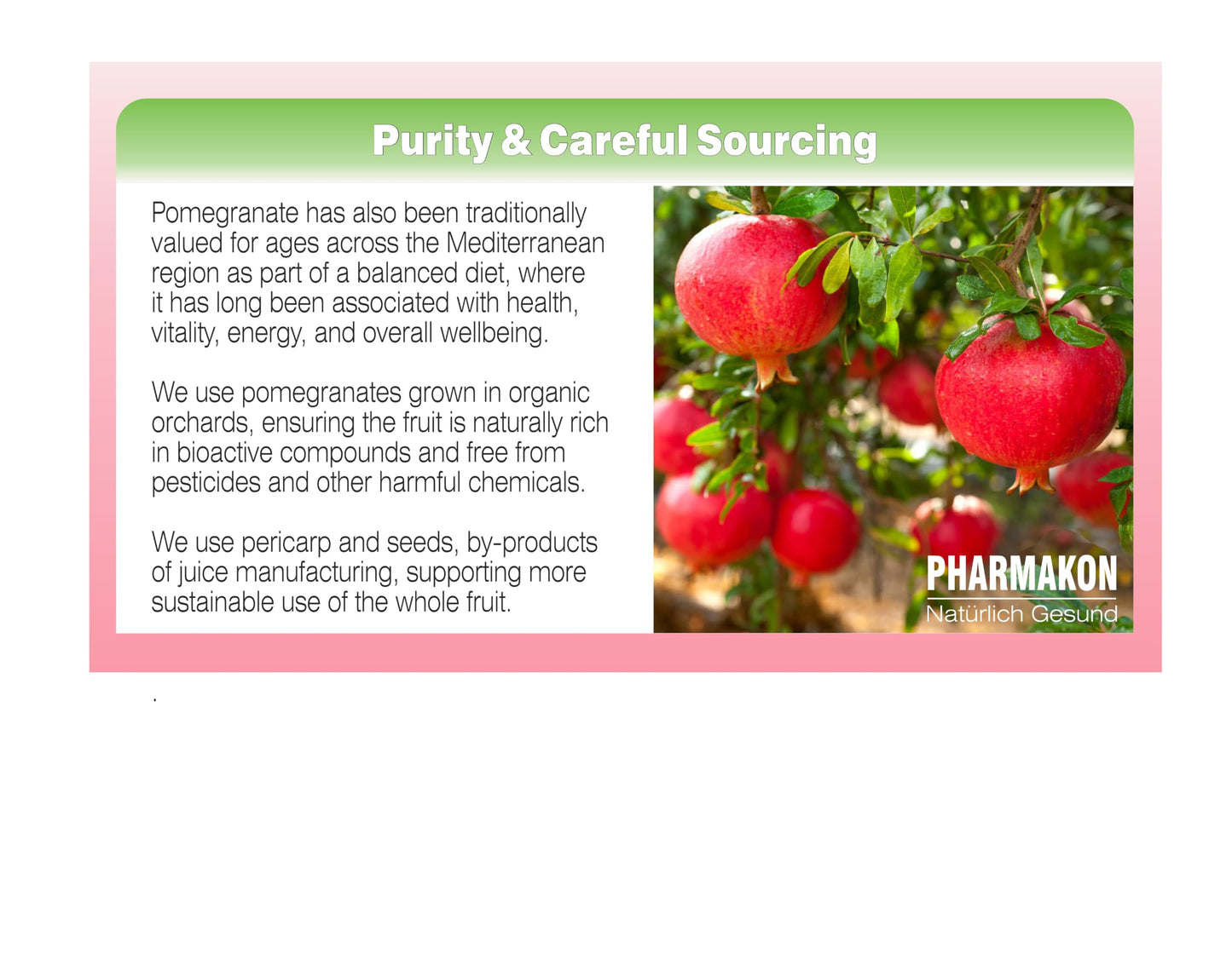 PHARMAKON Wholesome Pomegranate Extract Softgels 90 Count