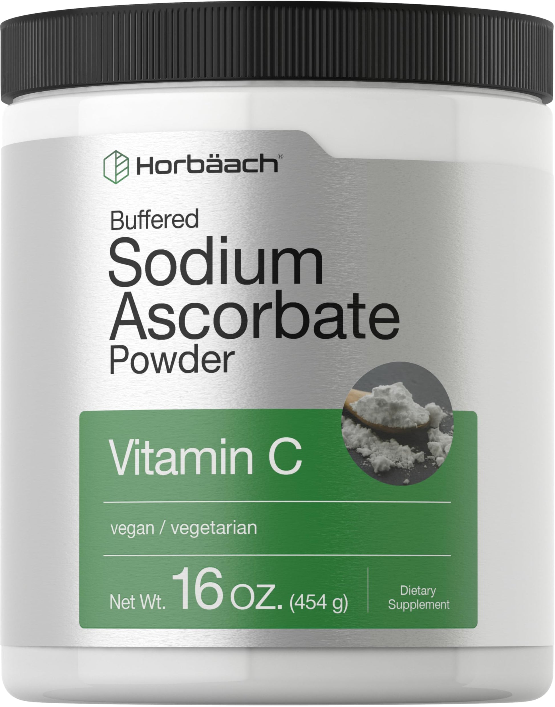 Horbäach Sodium Ascorbate Powder 16 oz