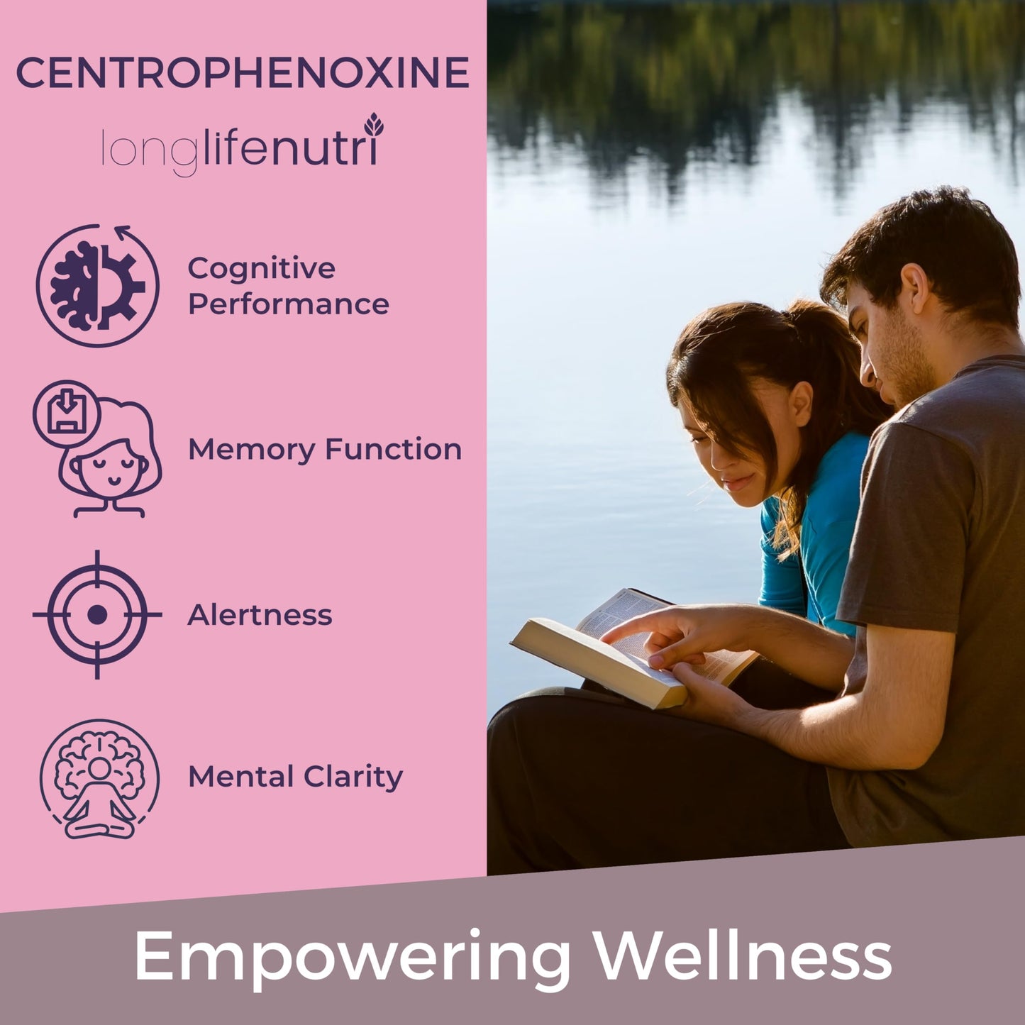 LongLifeNutri Pregnenolone 100 mg + Centrophenoxine 300 mg Bundle, Vegetarian Capsules, 300 Count