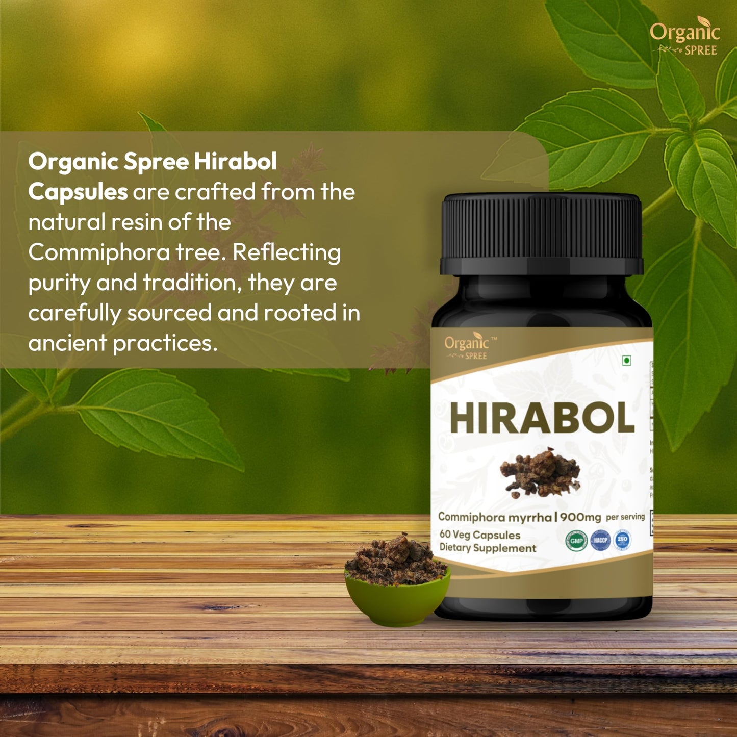 ORGANIC SPREE Hirabol Capsule 120 Count