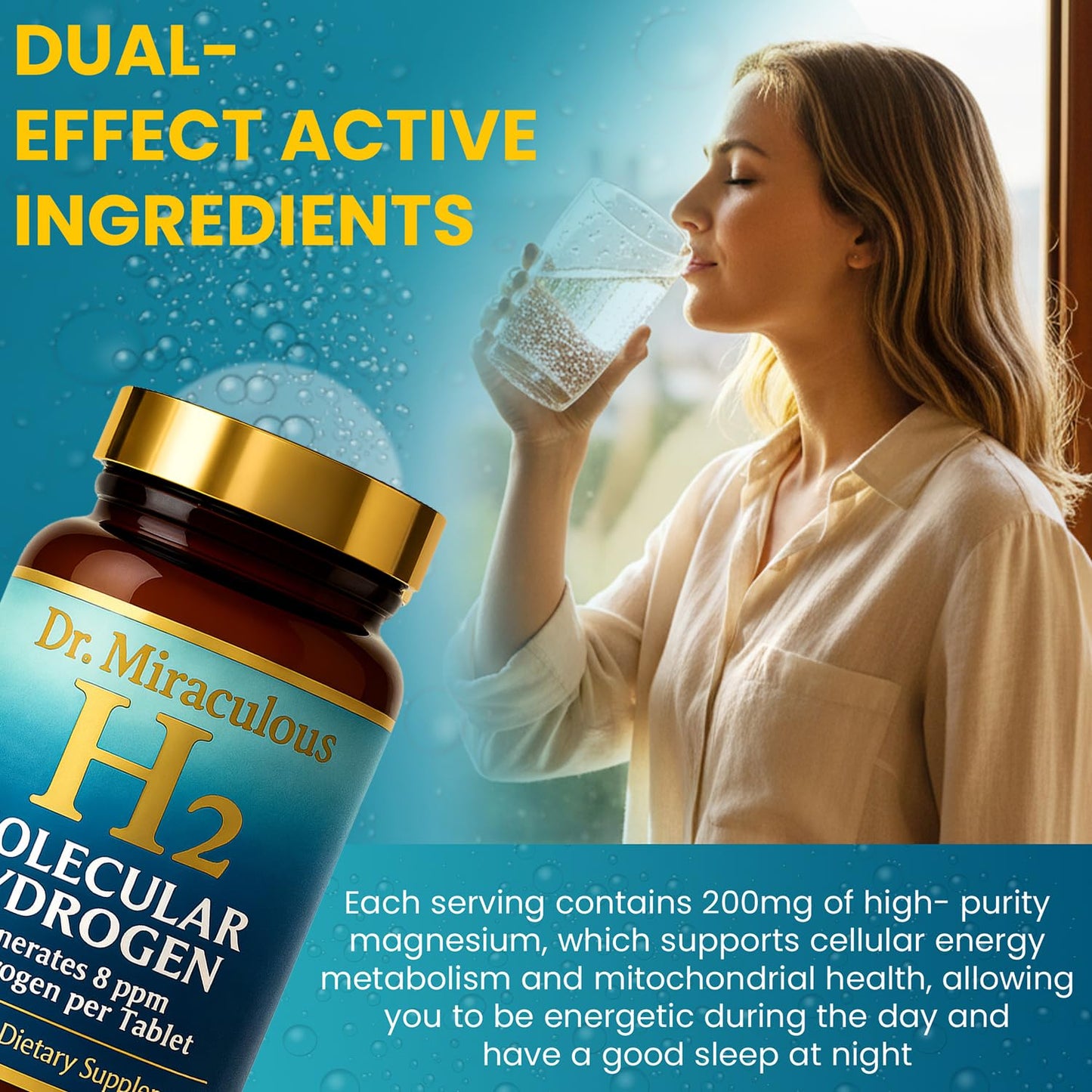 Dr. Miraculous Hydrogen Water Tablets 90 Count