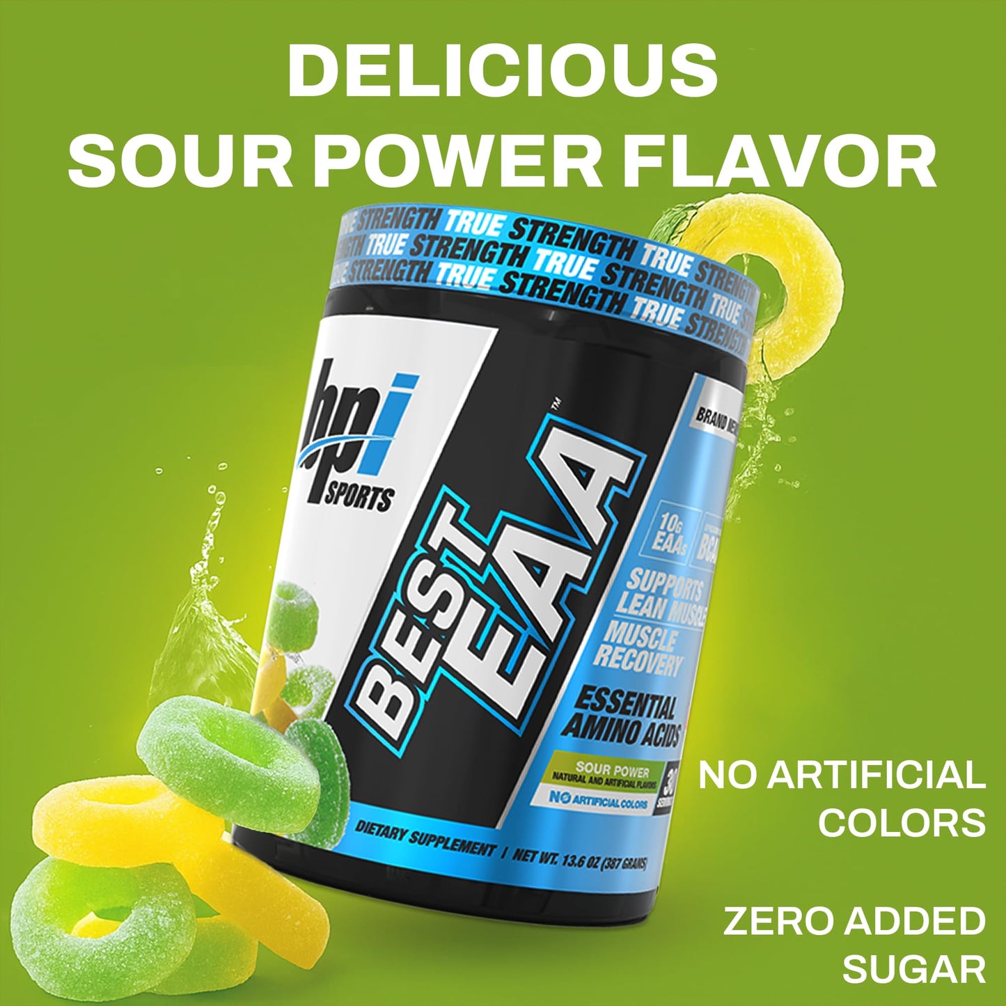 BPI Sports Essential Amino Acids EAA Powder, 13.6 oz