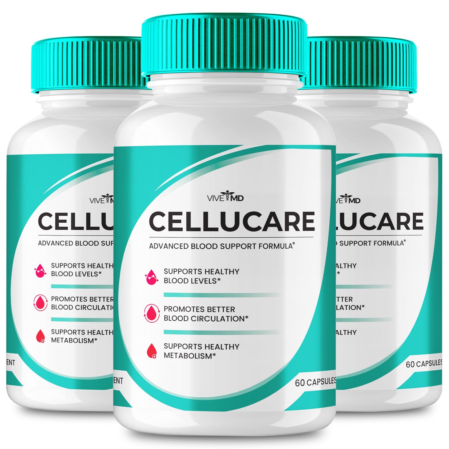 VIVE MD Cellucare Blood Support Capsules, 180 Count