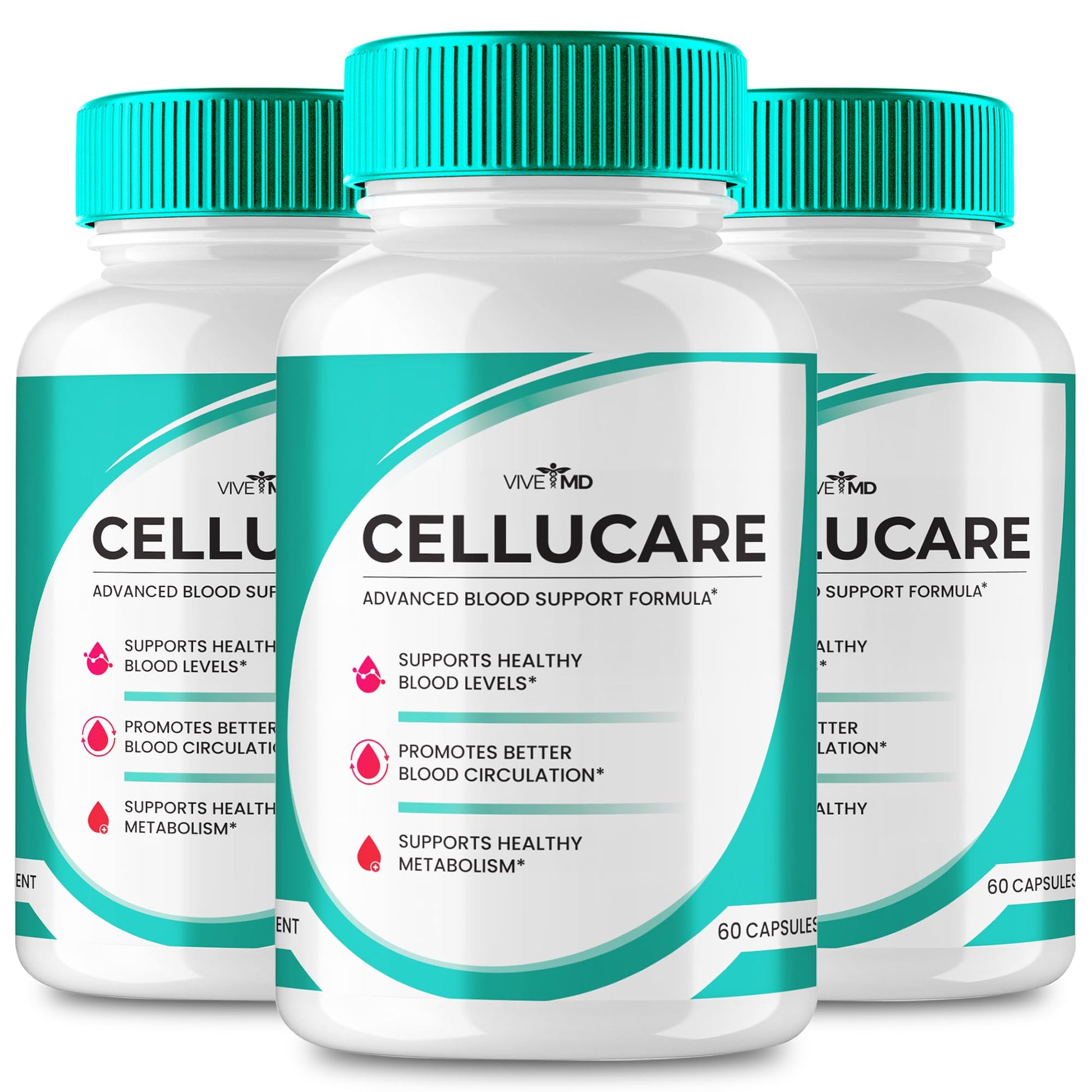 VIVE MD Cellucare Blood Support Capsules, 180 Count