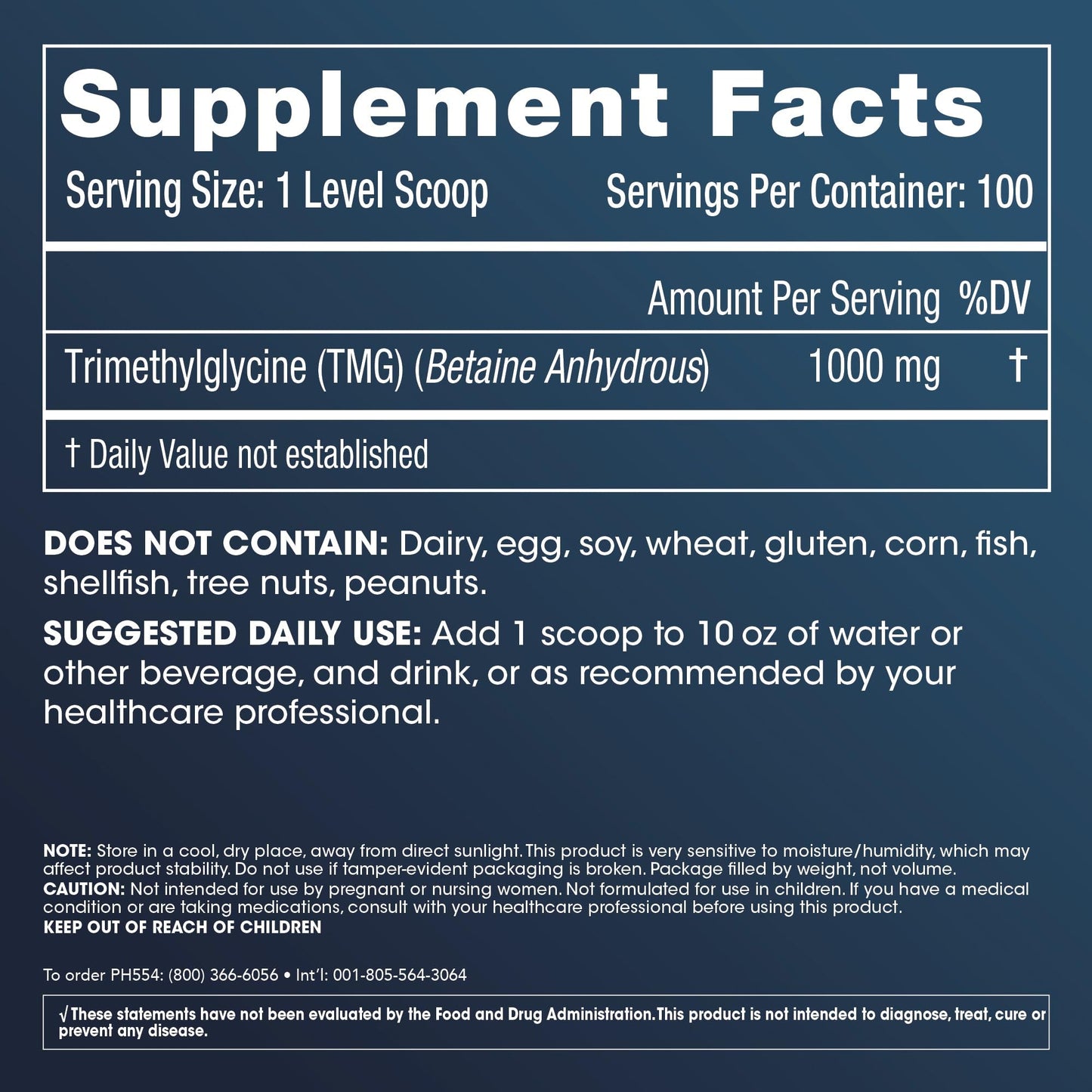 ProHealth Longevity TMG Pro Powder 3.5 oz