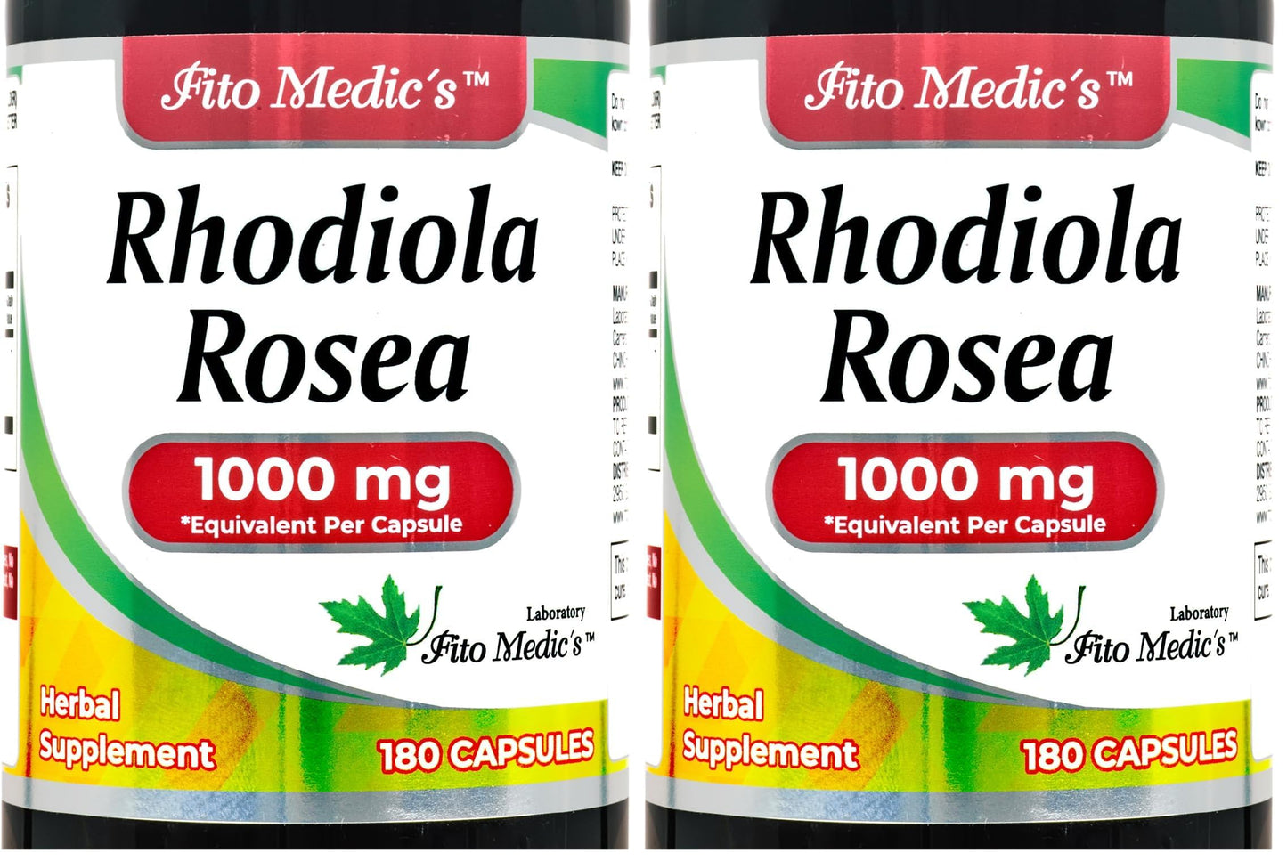 FITO MEDIC'S Rhodiola Rosea Supplement Capsules 360